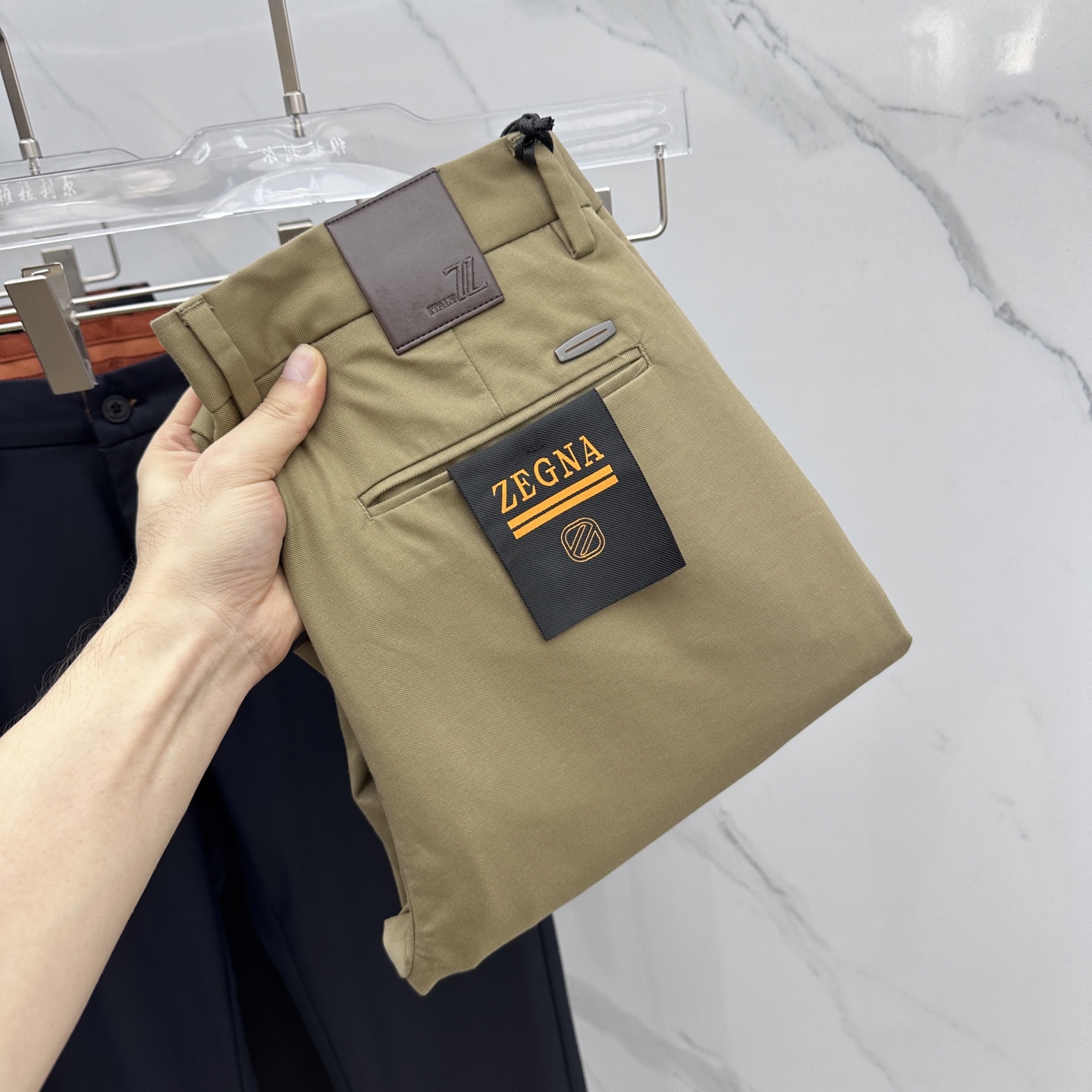 🆕ZEGNA*杰尼亚 2025早秋新品休闲裤西裤，官网同步发售，裤身工艺设计，进口客供辅料、面料定制，代