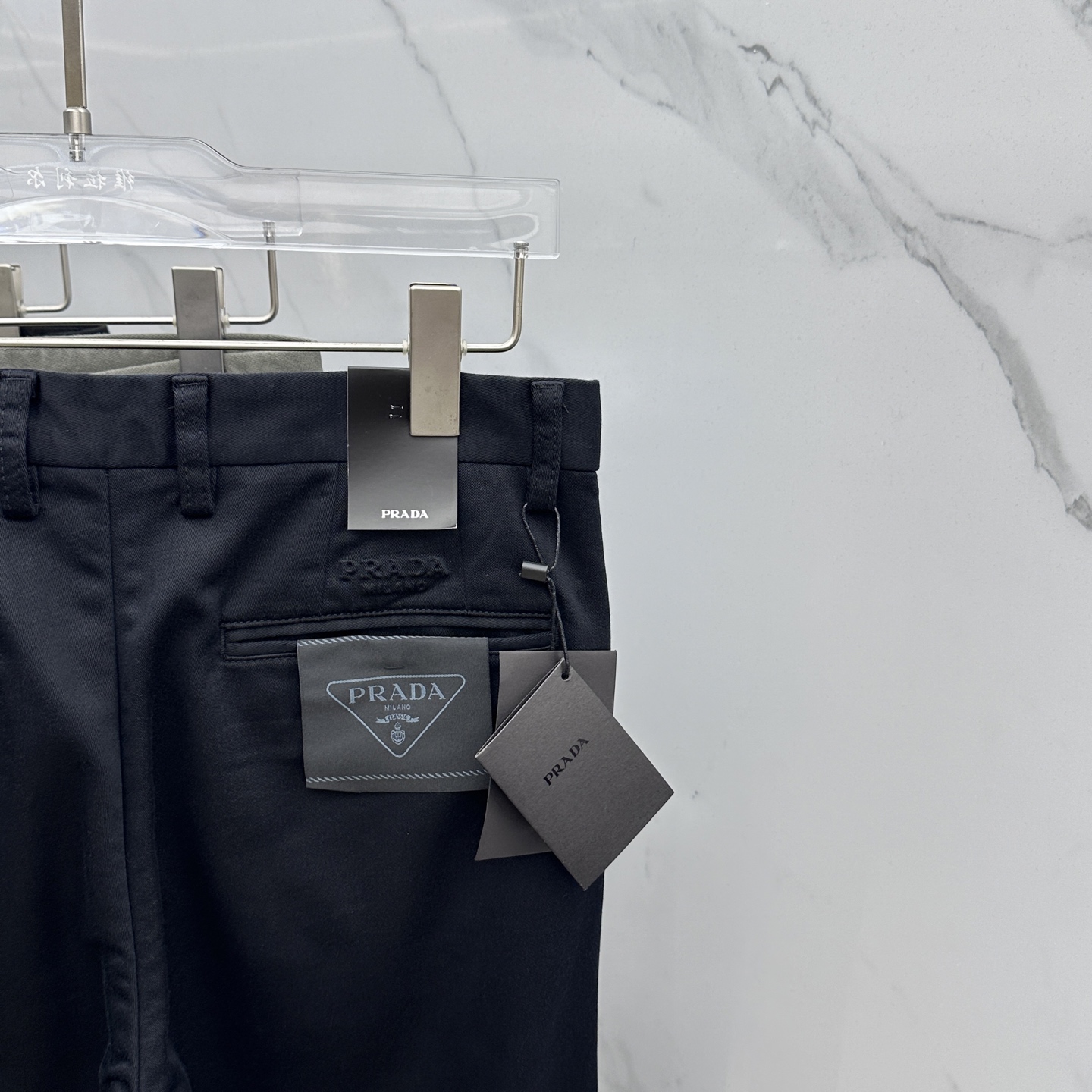 🆕Prad*普拉达 2025早秋新品休闲裤西裤，官网同步发售，裤身工艺设计，进口客供辅料、面料定制，代工