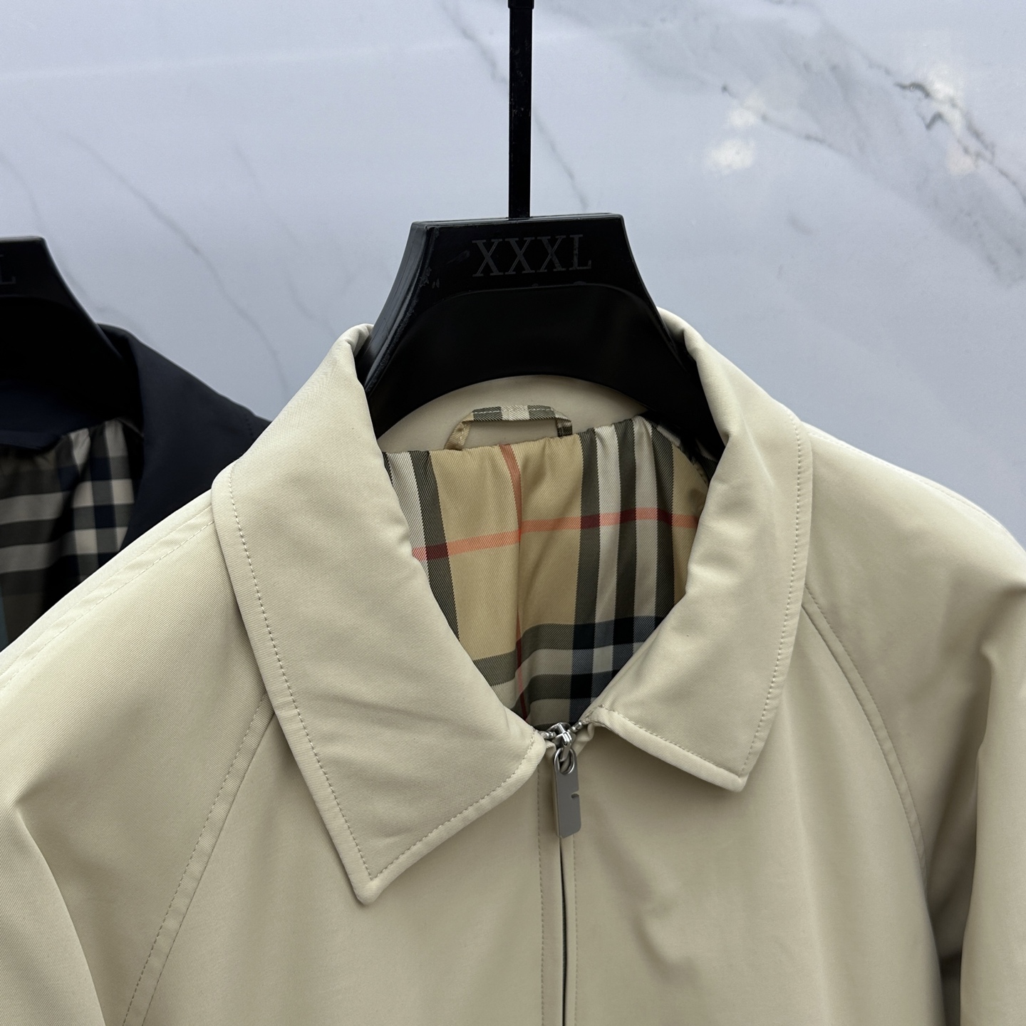 🆕Burberry*巴宝莉 2025ss早秋新款 巴宝莉翻领夹克外套，秋季爆款外套，格子内里，战马刺绣款