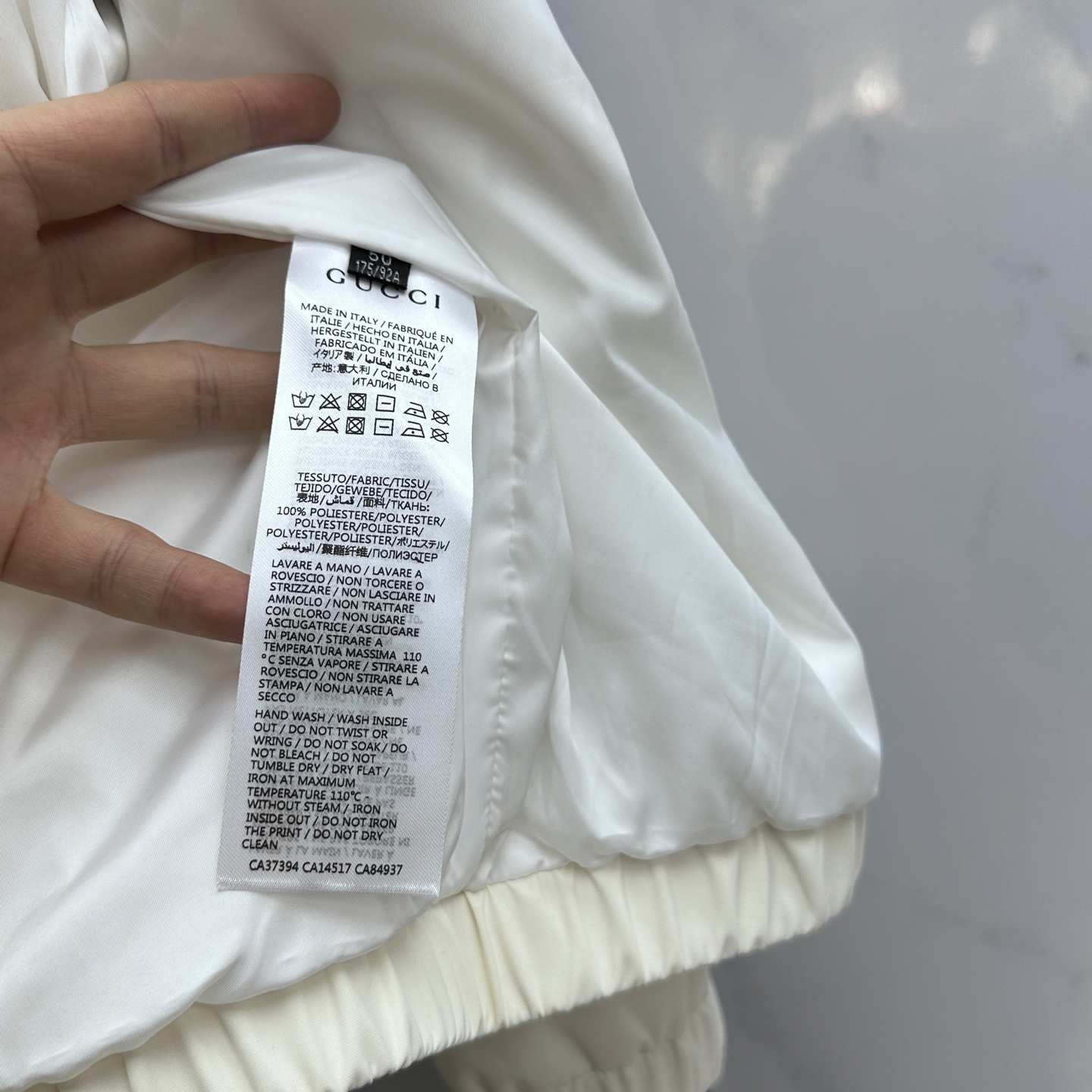 🆕Gucci*古驰 2025ss早秋新款男装 古驰立领夹克外套，logo印花，秋季爆款外套，颗粒绒面料穿