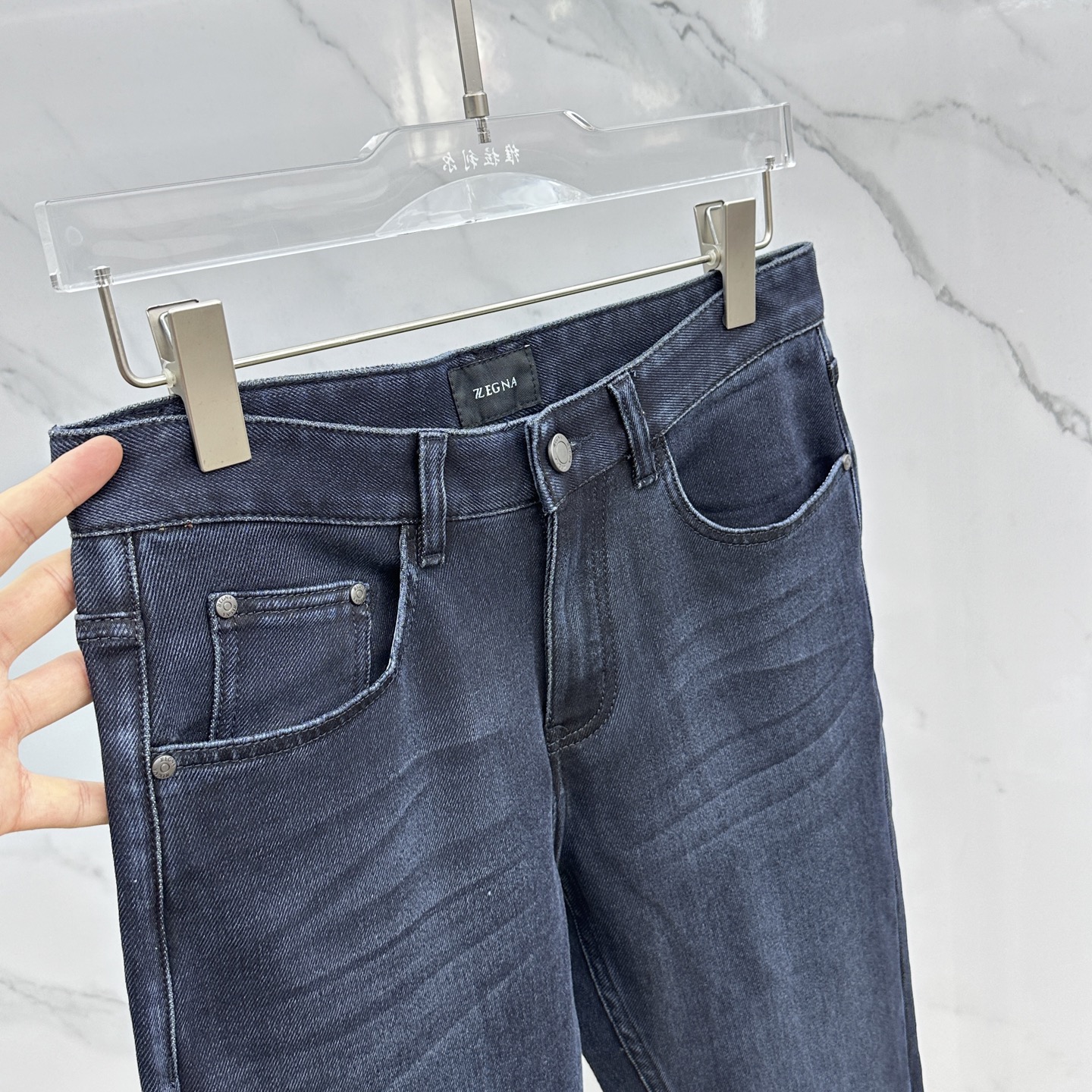 🆕ZEGNA*杰尼亚 🔥高端定制、2025早秋最新款牛仔裤 柜台同步发售 原版定制复刻 客供五金辅料 原