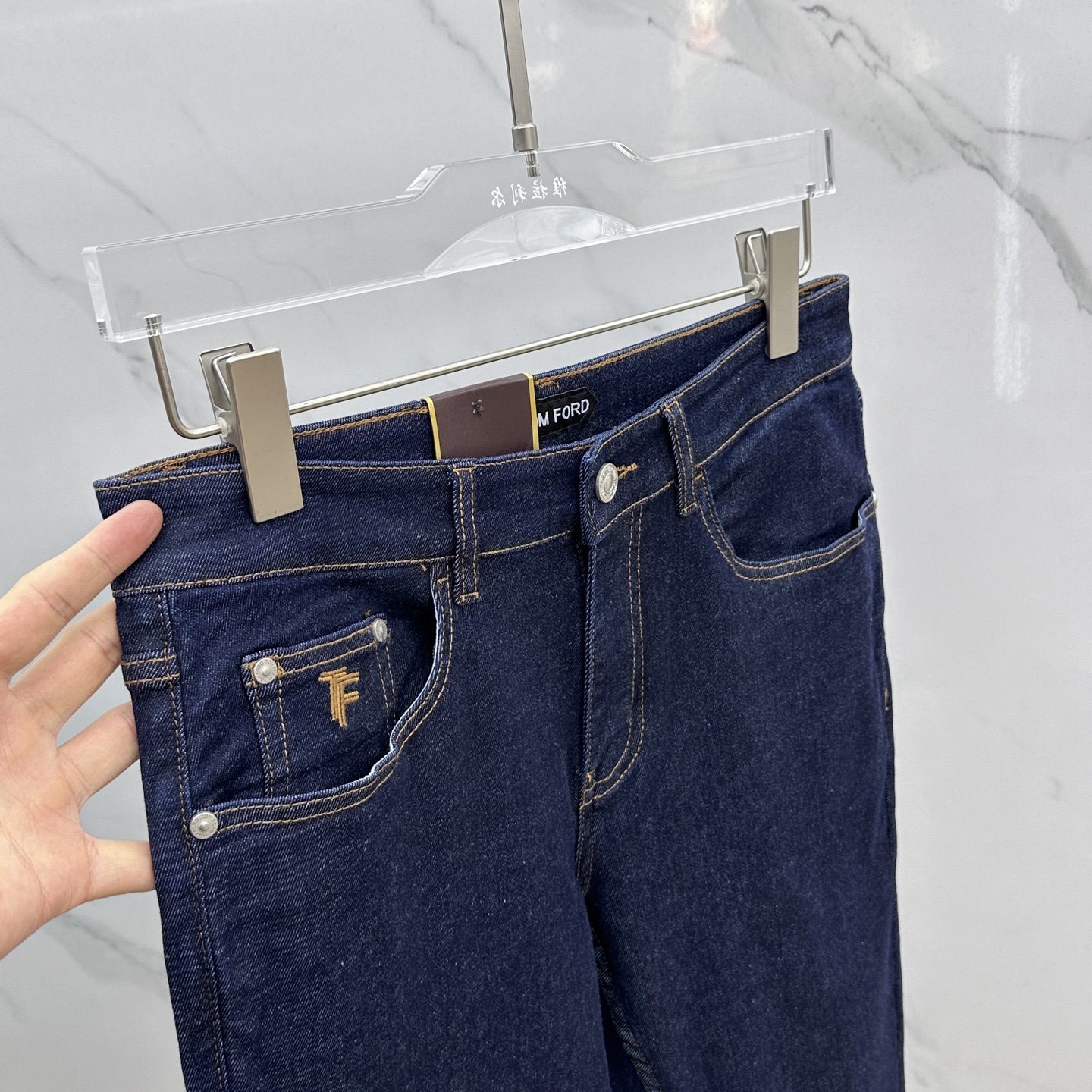 🆕TOM FORD🔥高端定制、2025早秋最新款牛仔裤 柜台同步发售 原版定制复刻 客供五金辅料 原单品