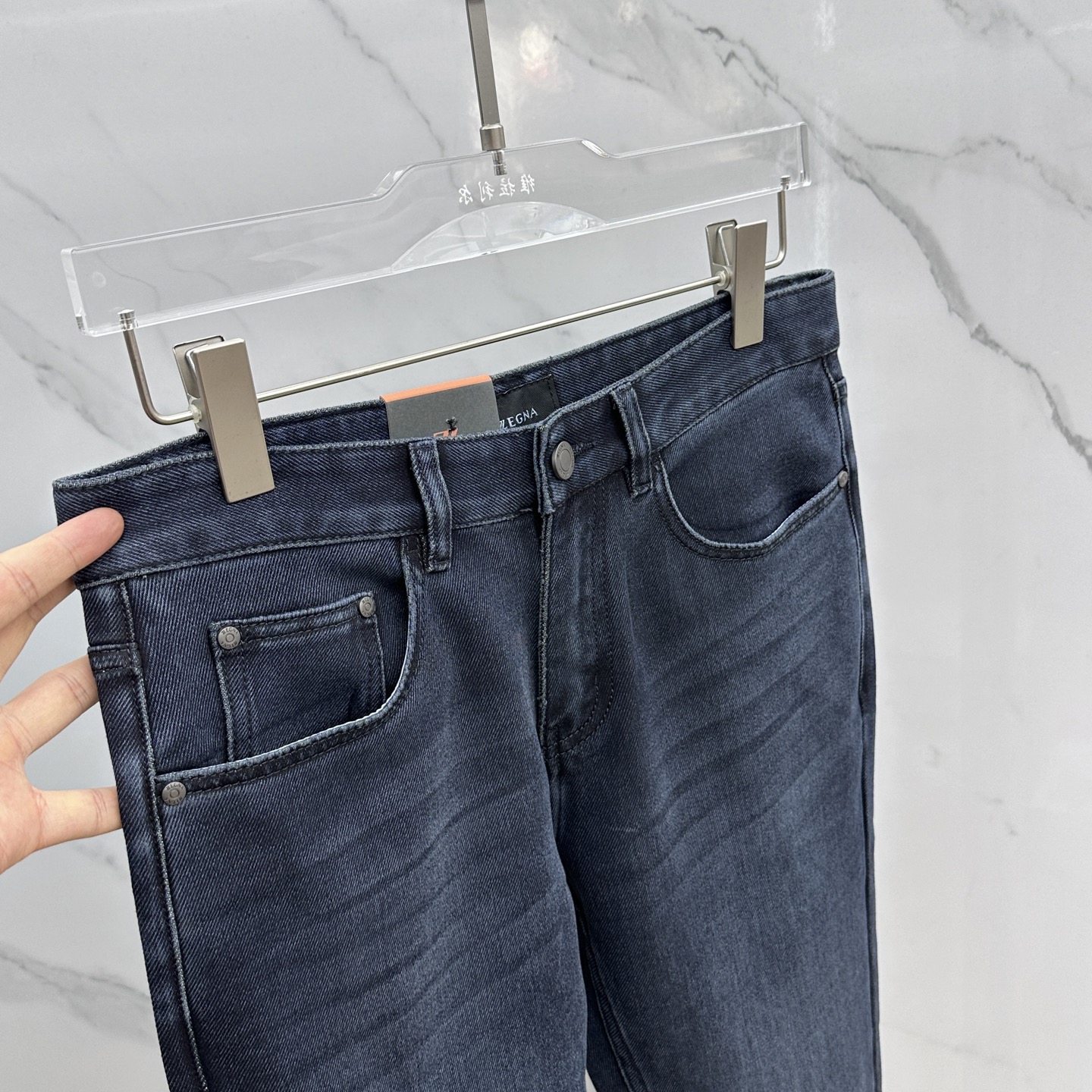  🆕ZEGNA*杰尼亚 🔥高端定制、2025早秋最新款牛仔裤 柜台同步发售 原版定制复刻 客供五金辅料 