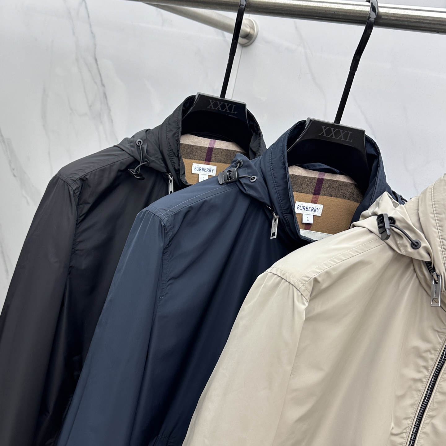 🆕Burberey*巴宝莉 2025ss早秋新款发布❤️巴宝莉连帽夹克外套，秋季爆款夹薄棉夹克，字母lo