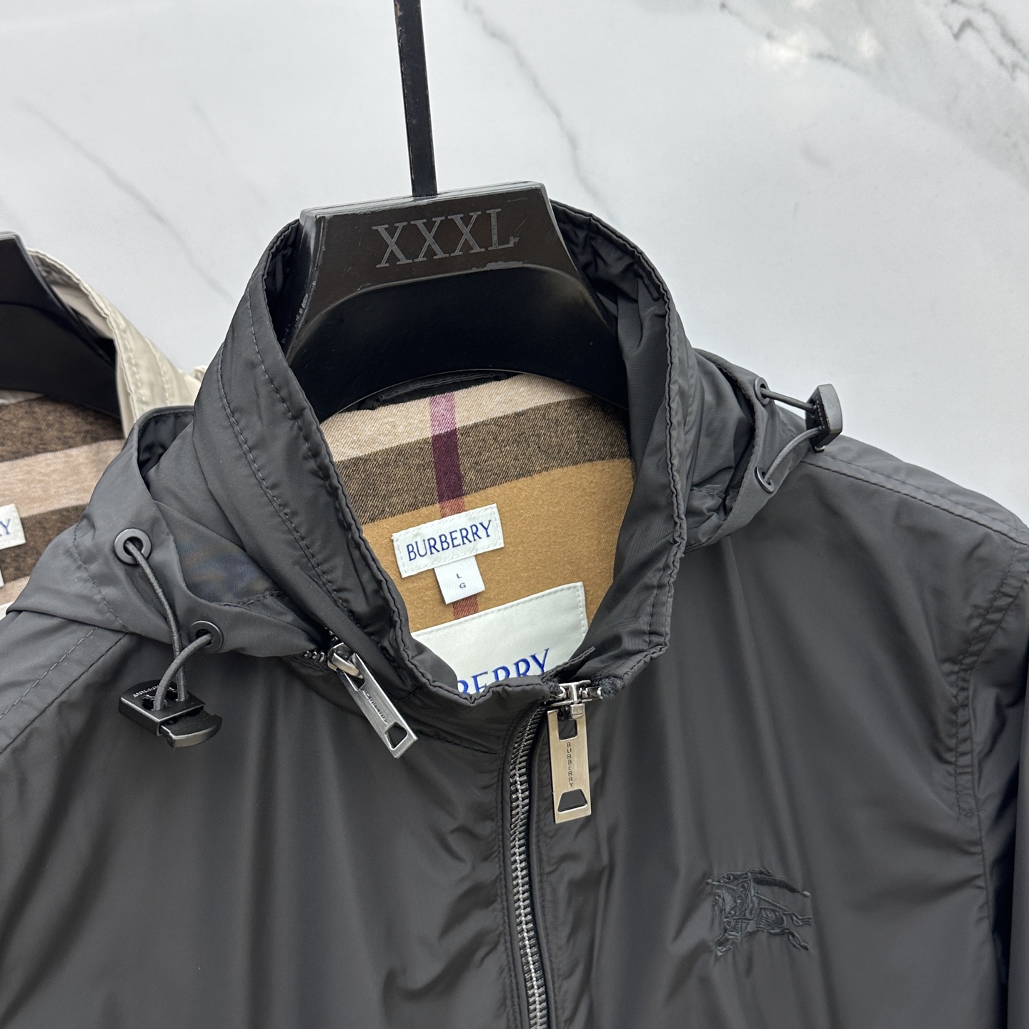 🆕Burberey*巴宝莉 2025ss早秋新款发布❤️巴宝莉连帽夹克外套，秋季爆款夹薄棉夹克，字母lo