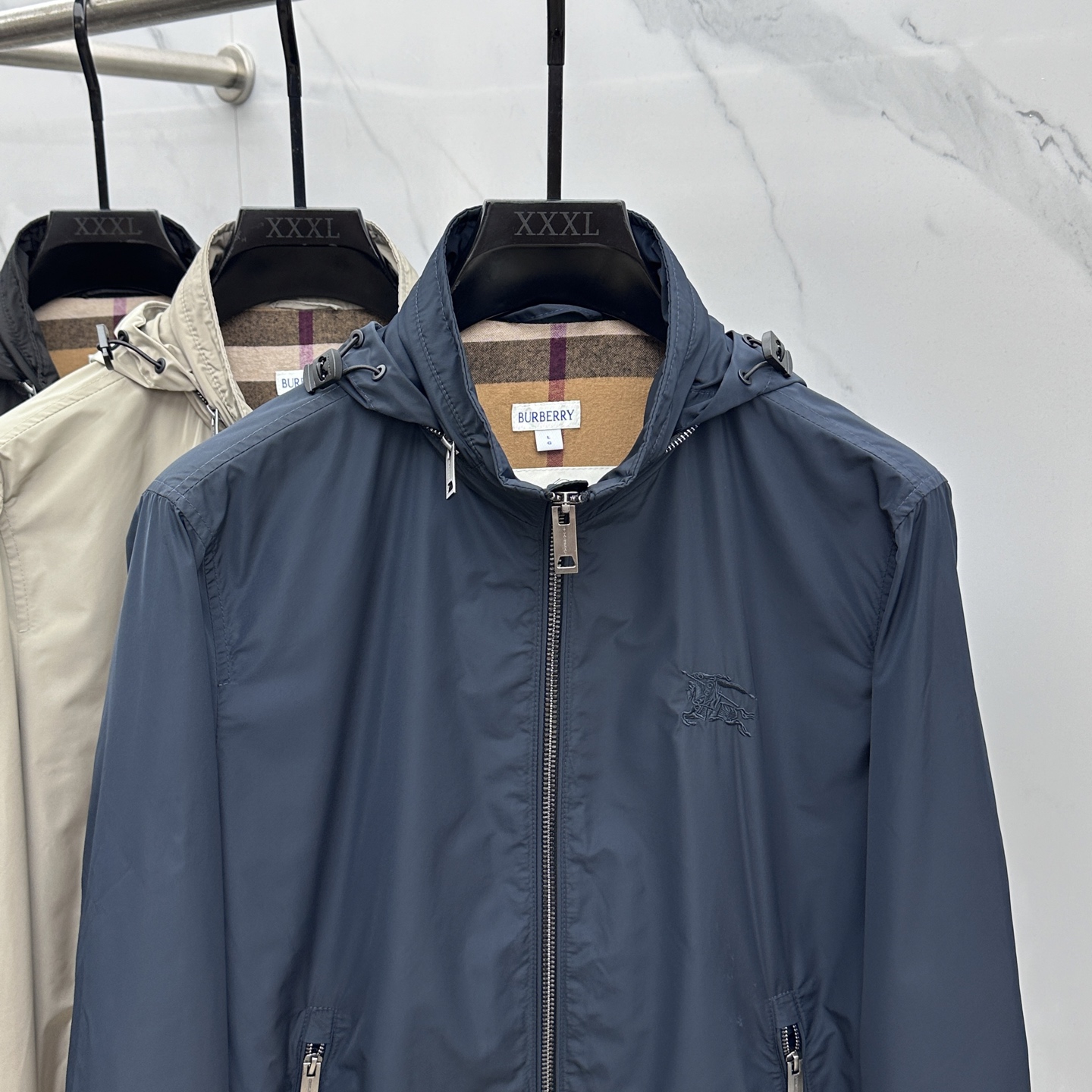 🆕Burberey*巴宝莉 2025ss早秋新款发布❤️巴宝莉连帽夹克外套，秋季爆款夹薄棉夹克，字母lo