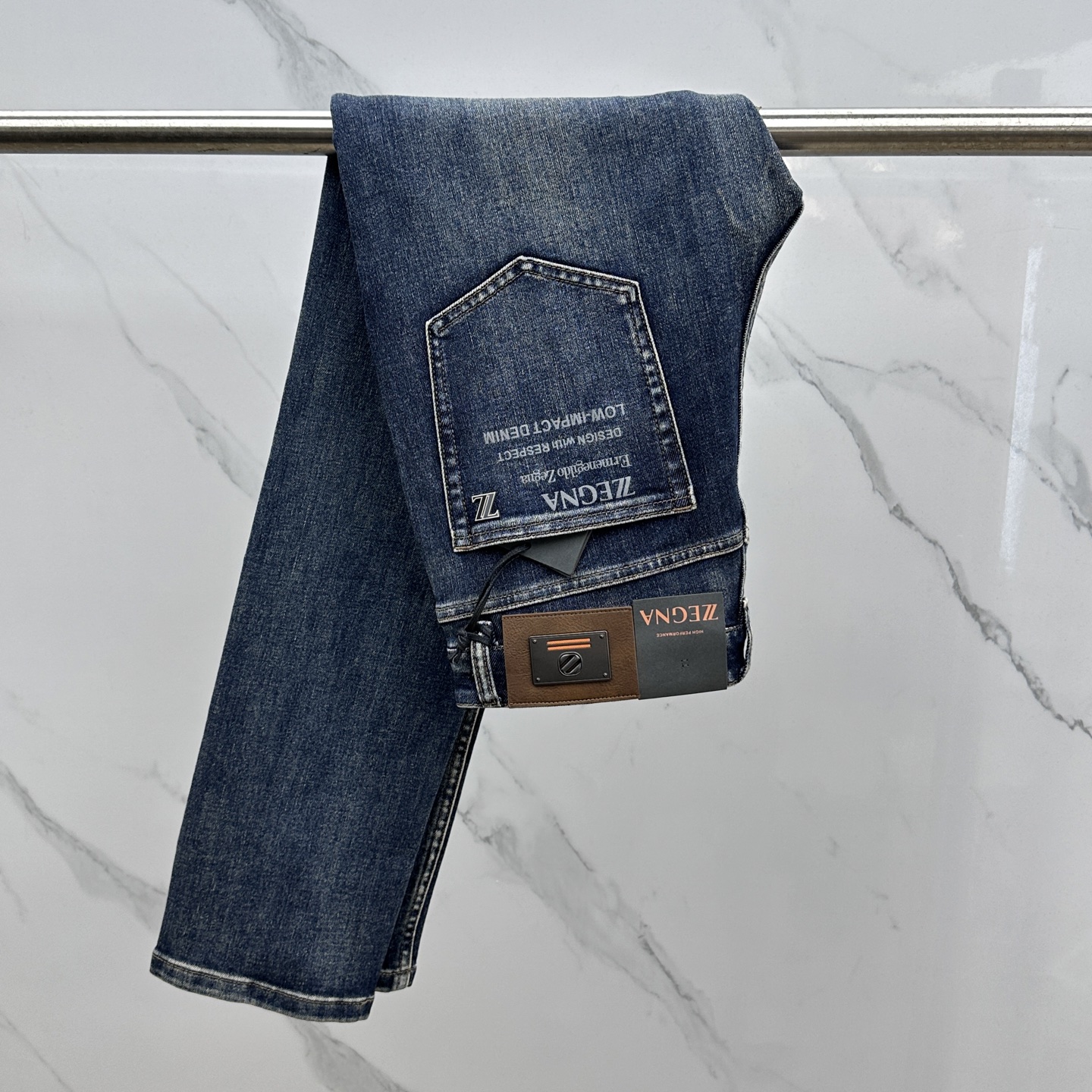 🆕ZEGNA*杰尼亚 🔥高端定制、2025早秋最新款牛仔裤 柜台同步发售 原版定制复刻 客供五金辅料 原