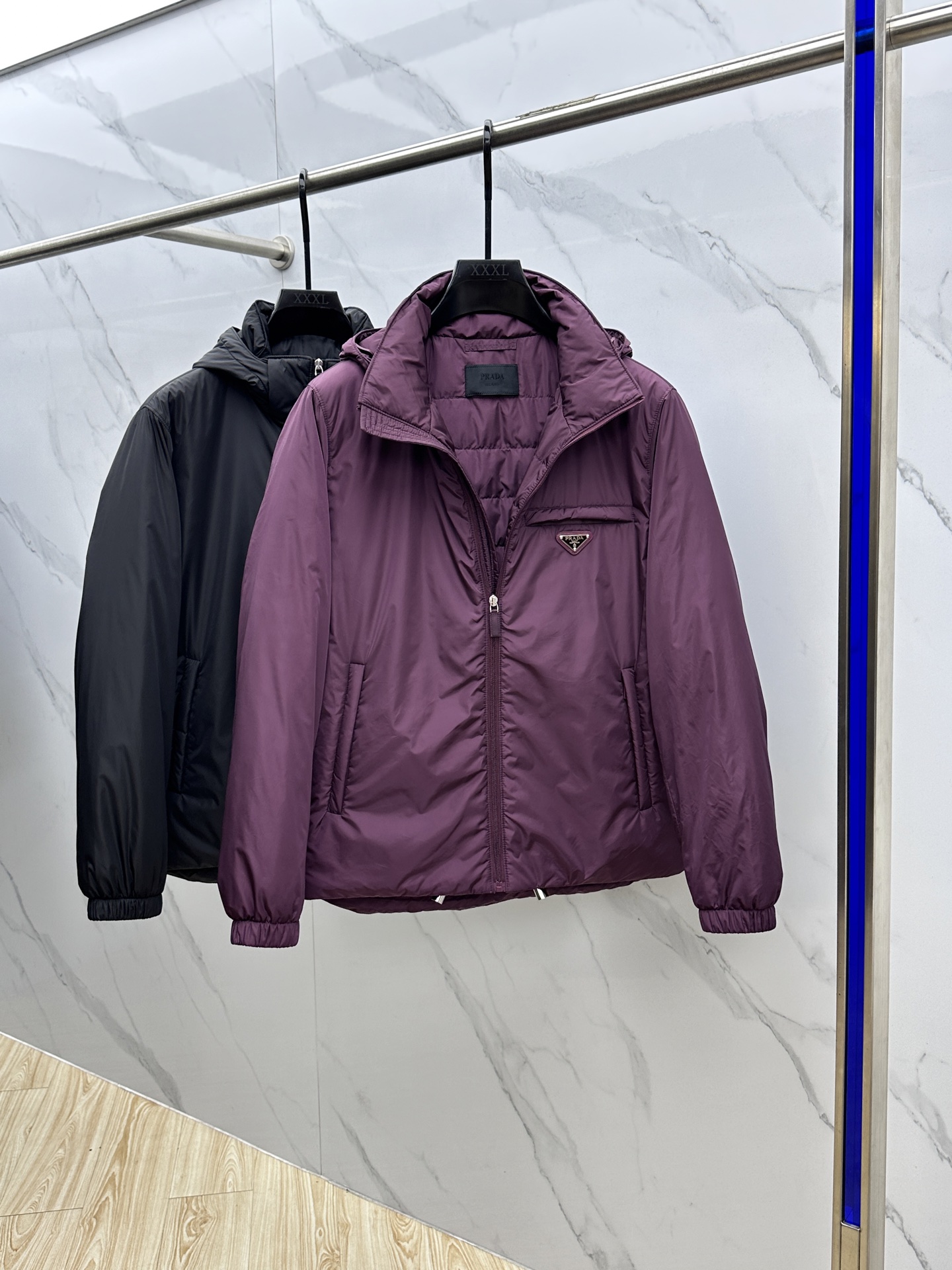  🆕Prada*普拉达 梅西同款。2025秋冬新款🆕羽绒服 原版订制五金配件全进口原版定制 欢迎对比 绝