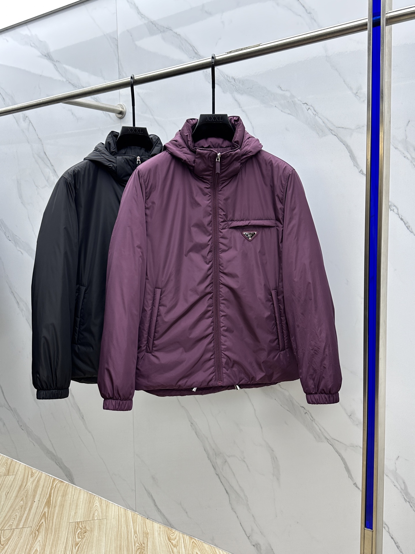  🆕Prada*普拉达 梅西同款。2025秋冬新款🆕羽绒服 原版订制五金配件全进口原版定制 欢迎对比 绝