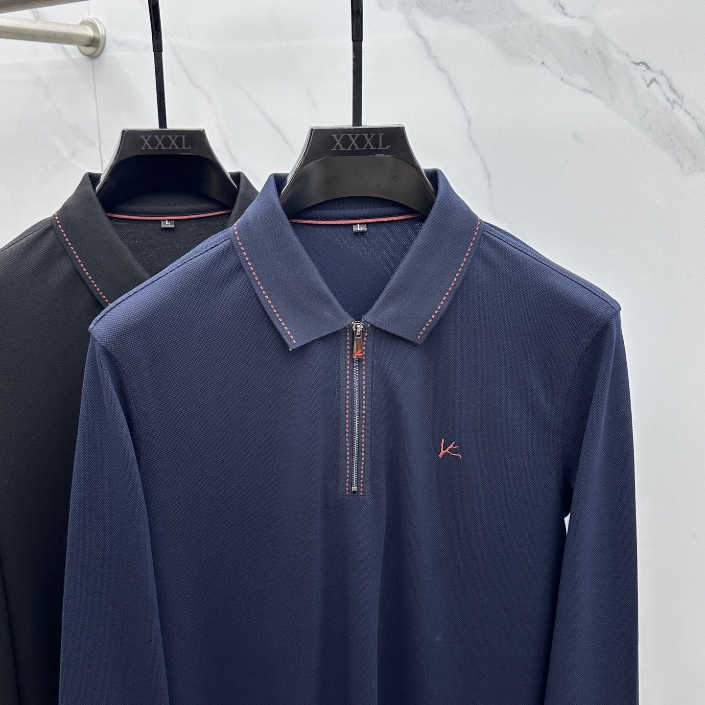 🆕ISAIA 意大利品牌 2025秋冬新款男士标识短袖Polo衫，延续经典商务休闲翻领POLO恤.该款P