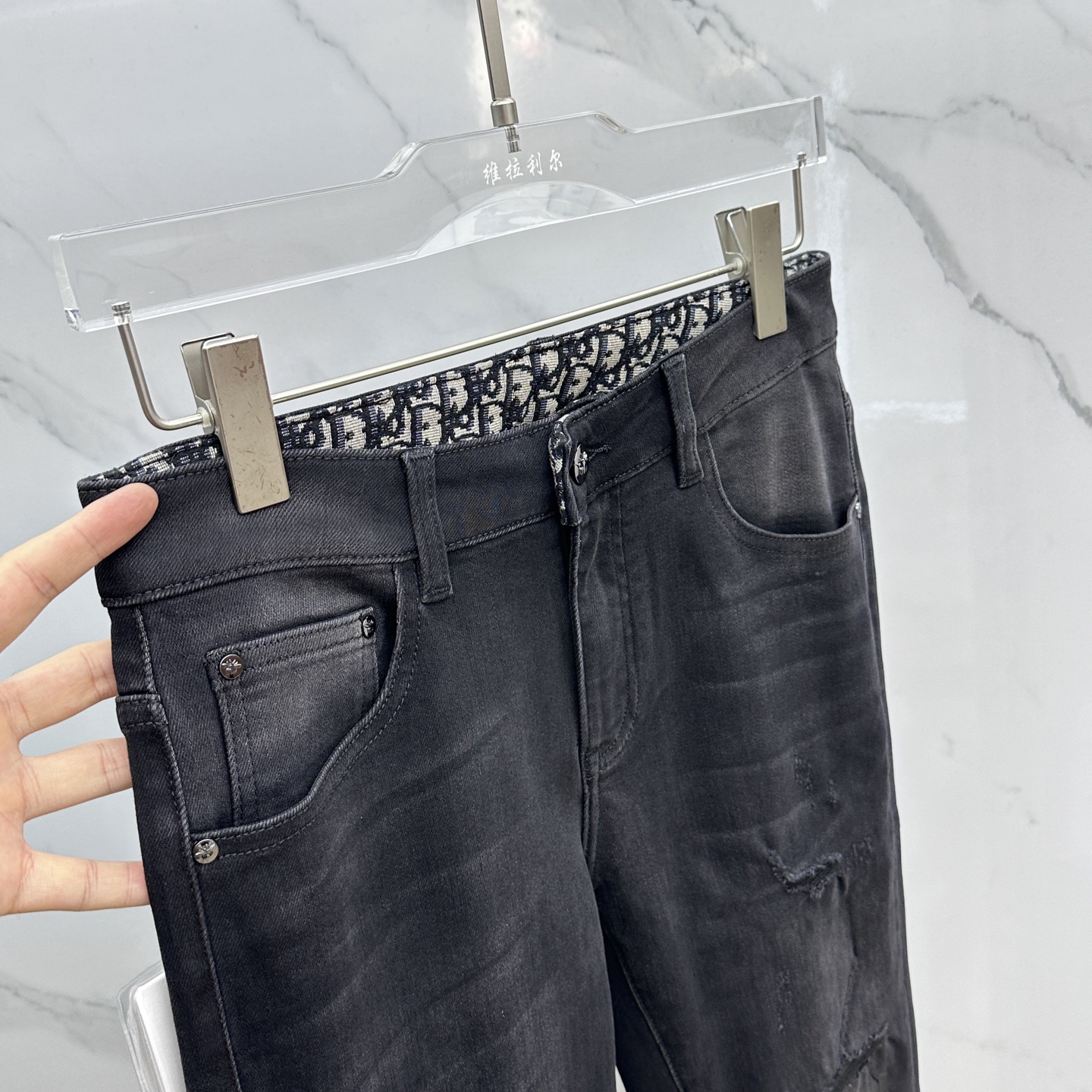 🆕Dior*迪奥 🔥高端定制、2025早秋最新款牛仔裤 柜台同步发售 原版定制复刻 客供五金辅料 原单品