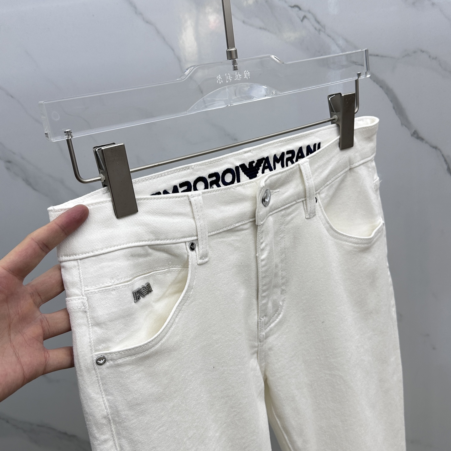  🆕Amani阿玛尼🔥高端定制、2025早秋最新款牛仔裤 柜台同步发售 原版定制复刻 客供五金辅料 原单