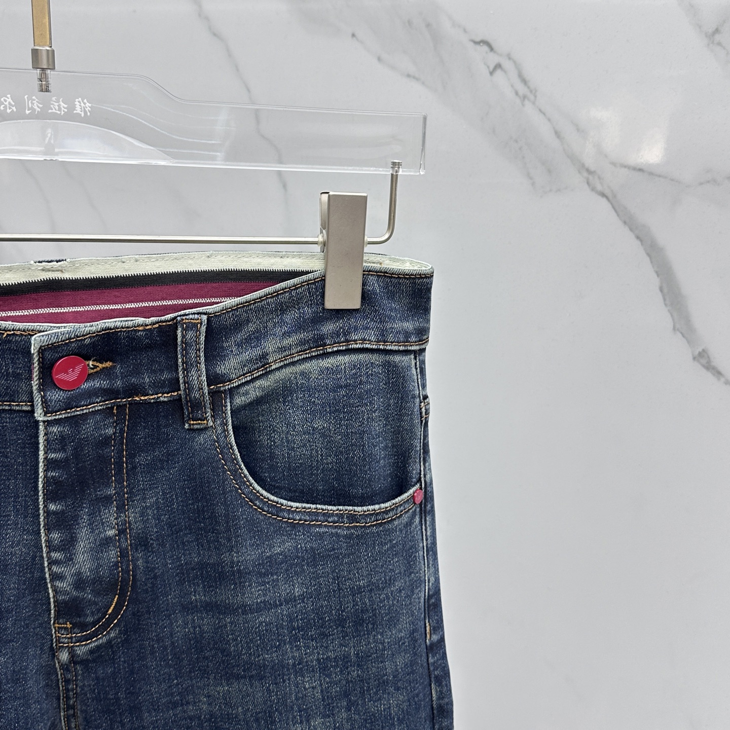  🆕Amani阿玛尼 🔥高端定制、2025早秋最新款牛仔裤 柜台同步发售 原版定制复刻 客供五金辅料 原