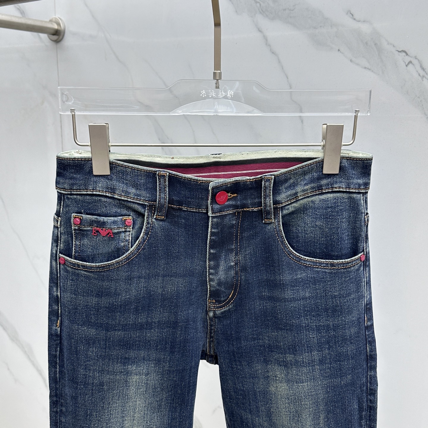  🆕Amani阿玛尼 🔥高端定制、2025早秋最新款牛仔裤 柜台同步发售 原版定制复刻 客供五金辅料 原