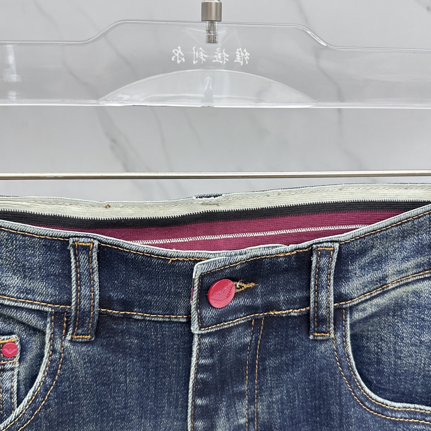  🆕Amani阿玛尼 🔥高端定制、2025早秋最新款牛仔裤 柜台同步发售 原版定制复刻 客供五金辅料 原