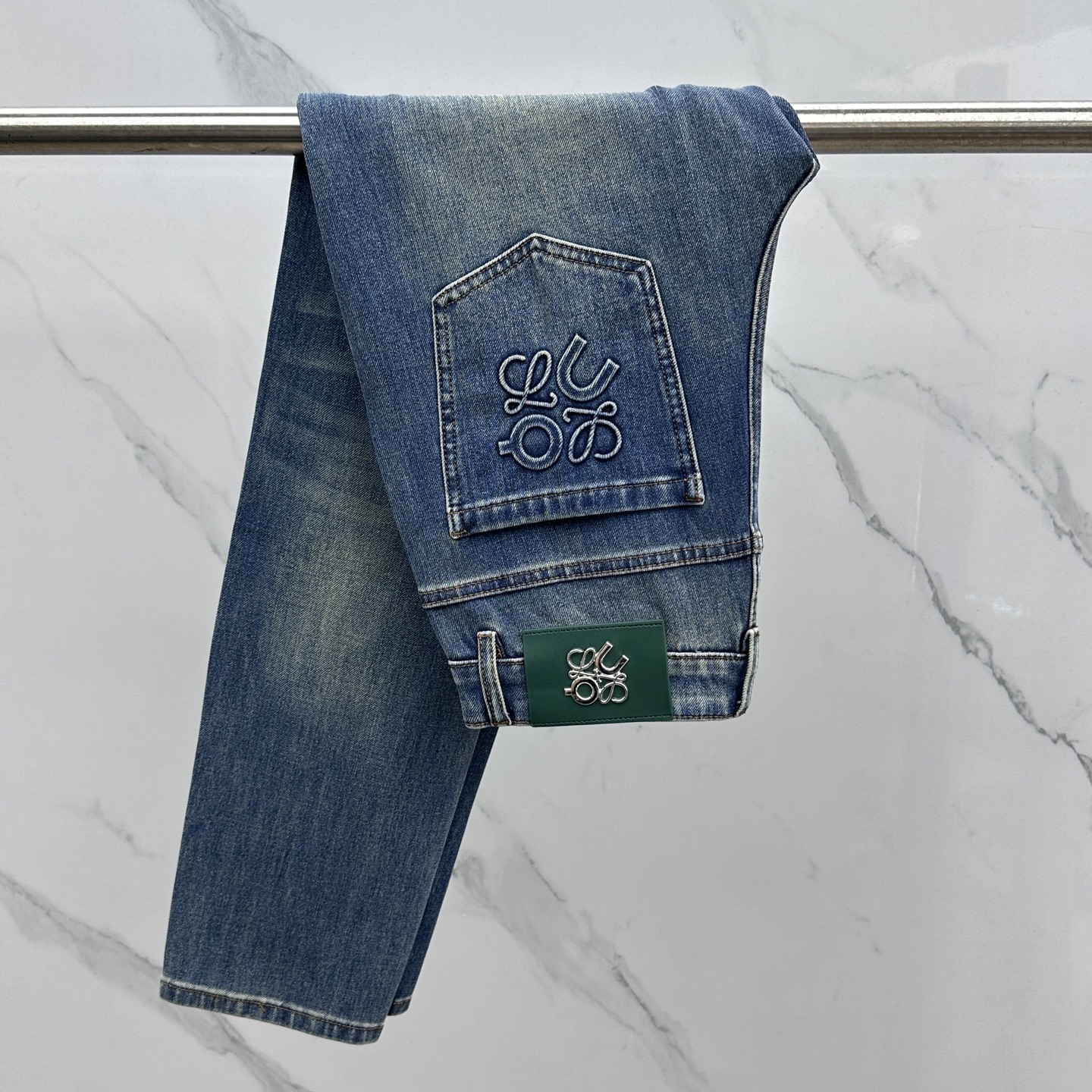  🆕LOEWE*罗意威 🔥高端定制、2025早秋最新款牛仔裤 柜台同步发售 原版定制复刻 客供五金辅料 