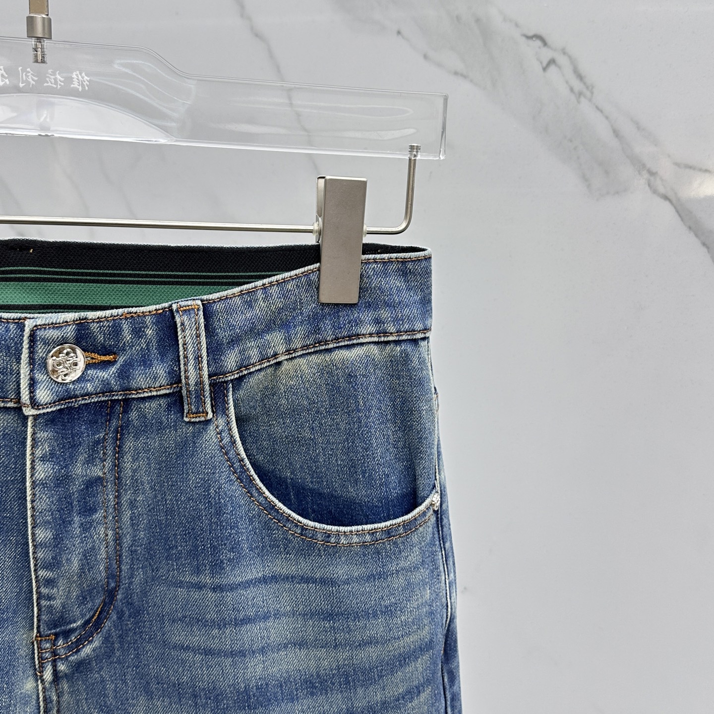  🆕LOEWE*罗意威 🔥高端定制、2025早秋最新款牛仔裤 柜台同步发售 原版定制复刻 客供五金辅料 