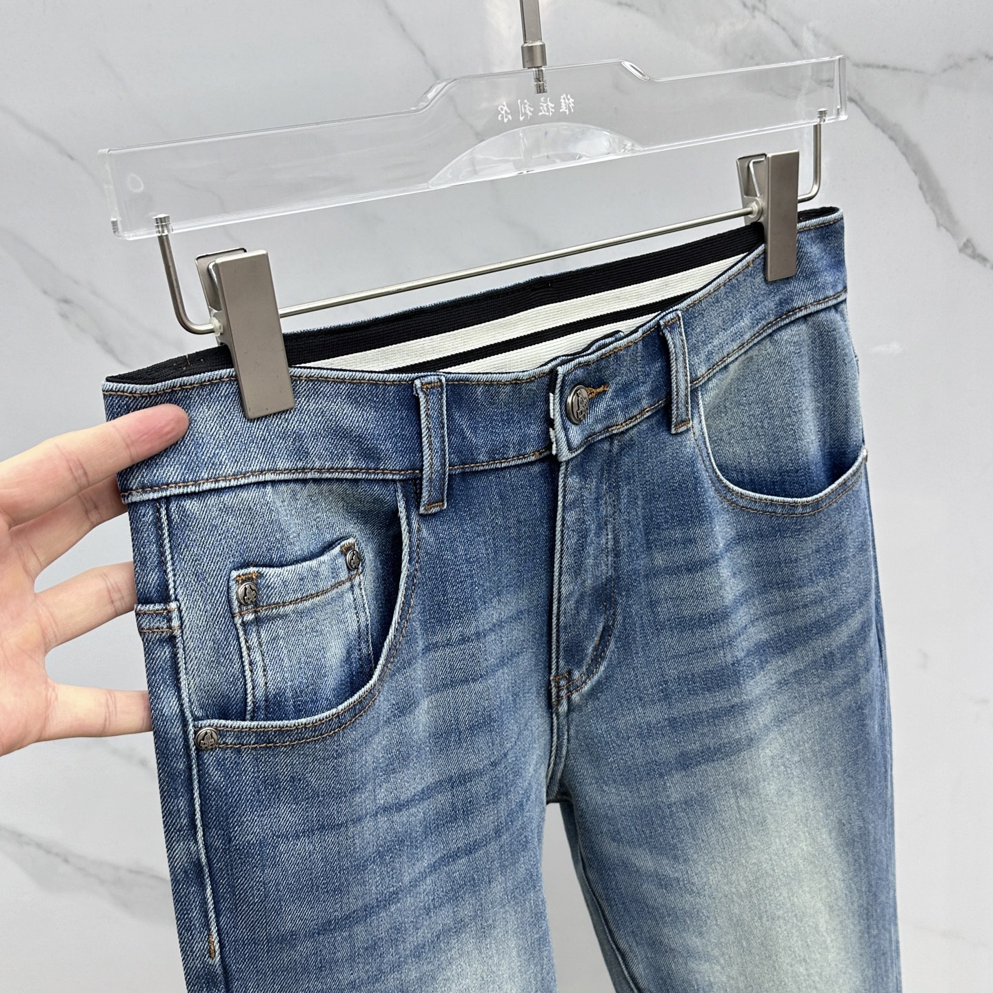  🆕Prada*普拉达  🔥高端定制、2025早秋最新款牛仔裤 柜台同步发售 原版定制复刻 客供五金辅料