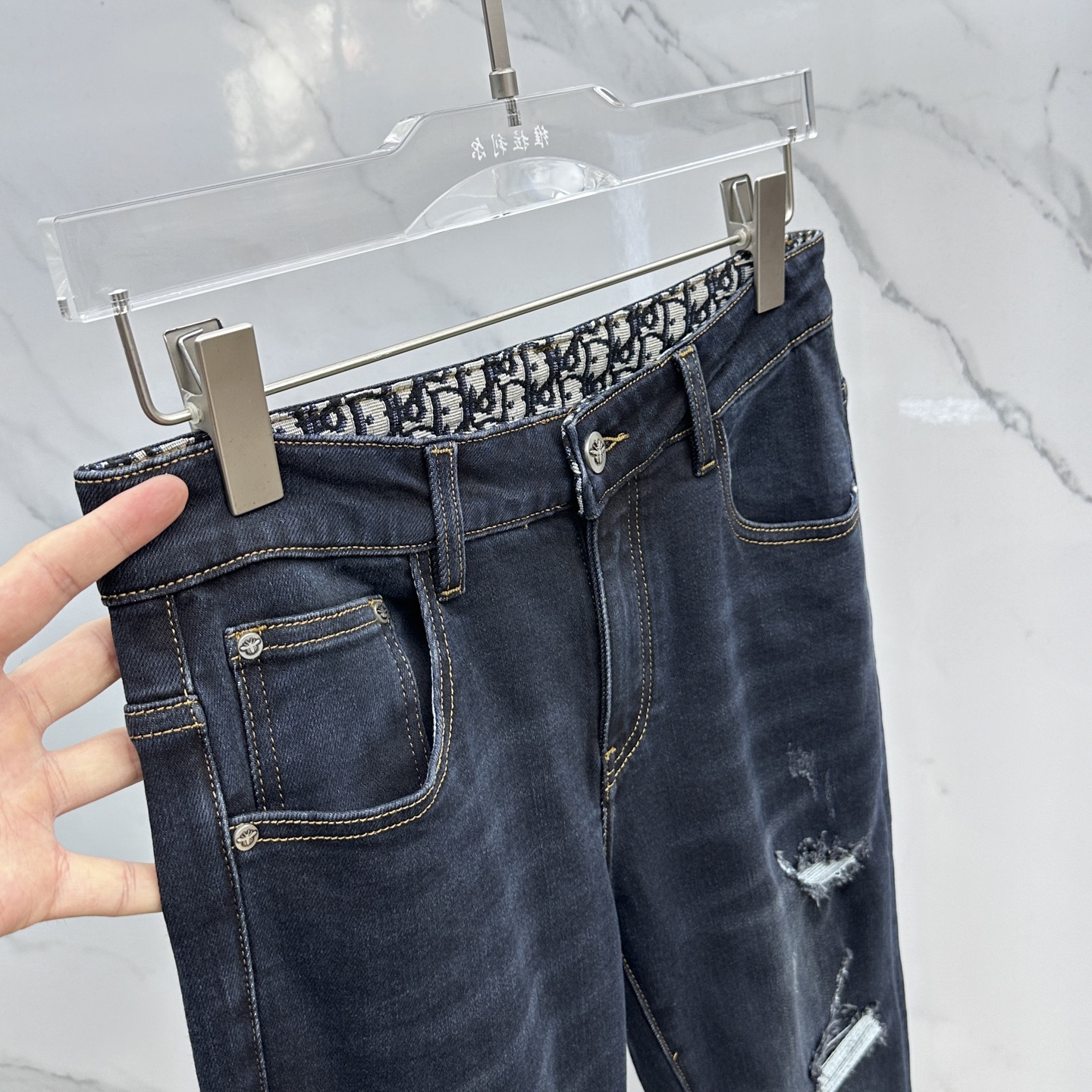  🆕Dior迪奥 🔥高端定制、2025早秋最新款牛仔裤 柜台同步发售 原版定制复刻 客供五金辅料 原单品