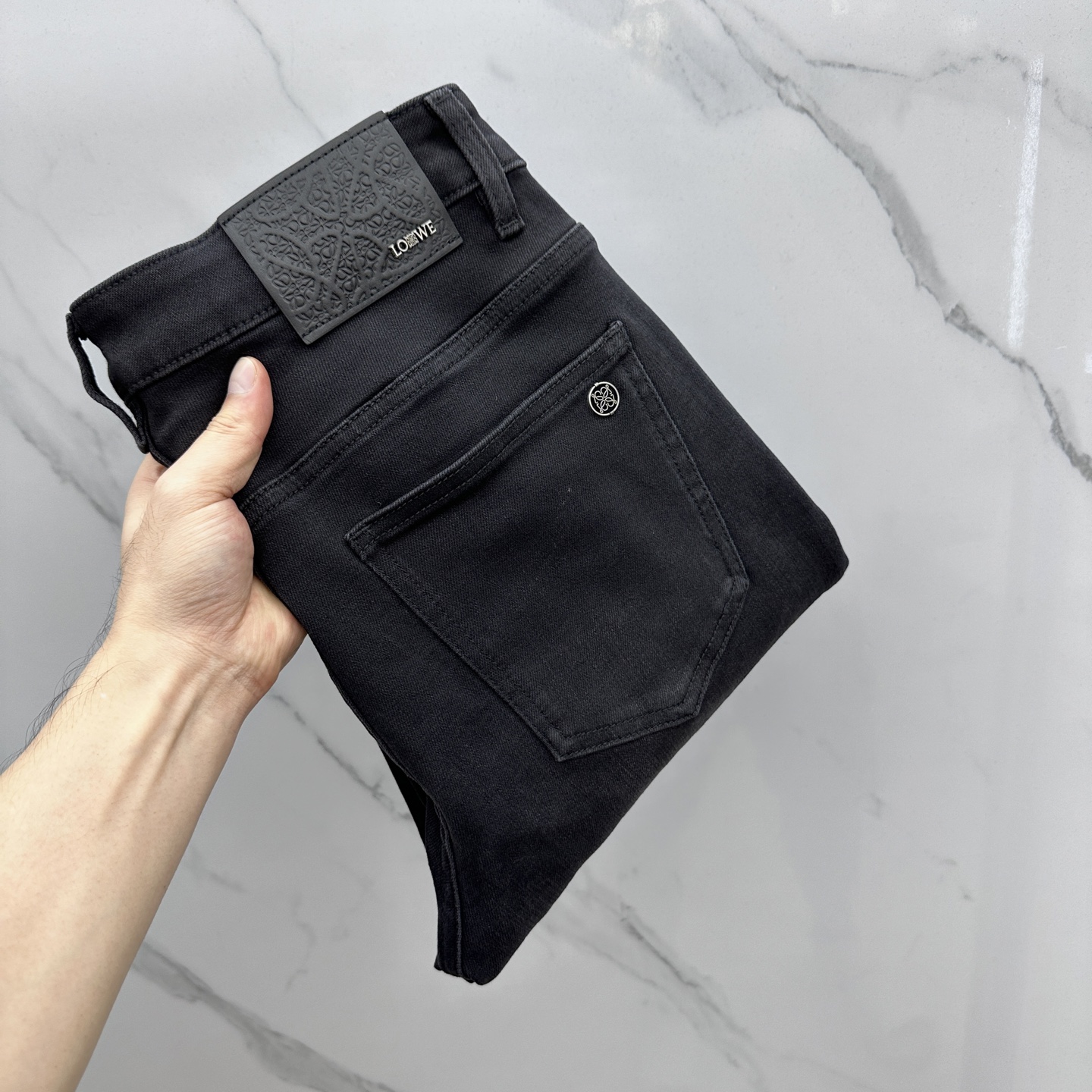  🆕LOEWE*罗意威 🔥高端定制、2025早秋最新款牛仔裤 柜台同步发售 原版定制复刻 客供五金辅料 