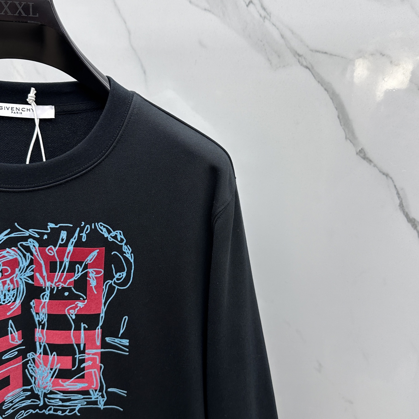 🆕GVC*纪梵希 25FW早秋新款圆领卫衣，男女同款！独特吸引人的眼球，这一款卫衣品相品质都在线，舒适度