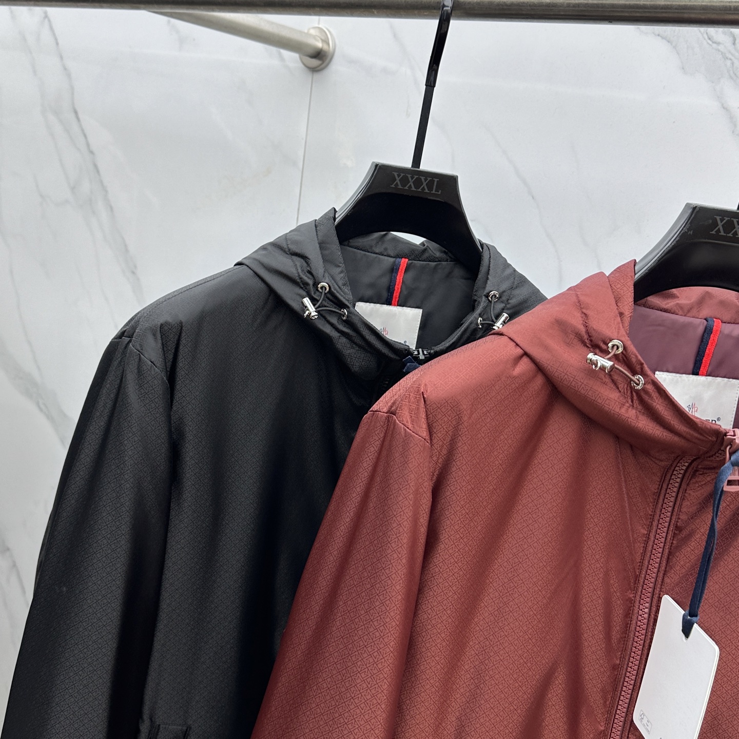 。🆕Moner 蒙口 2025ss早秋新款发布 连帽夹克外套，秋季爆款提花面料夹薄棉设计外套，穿上就是舒