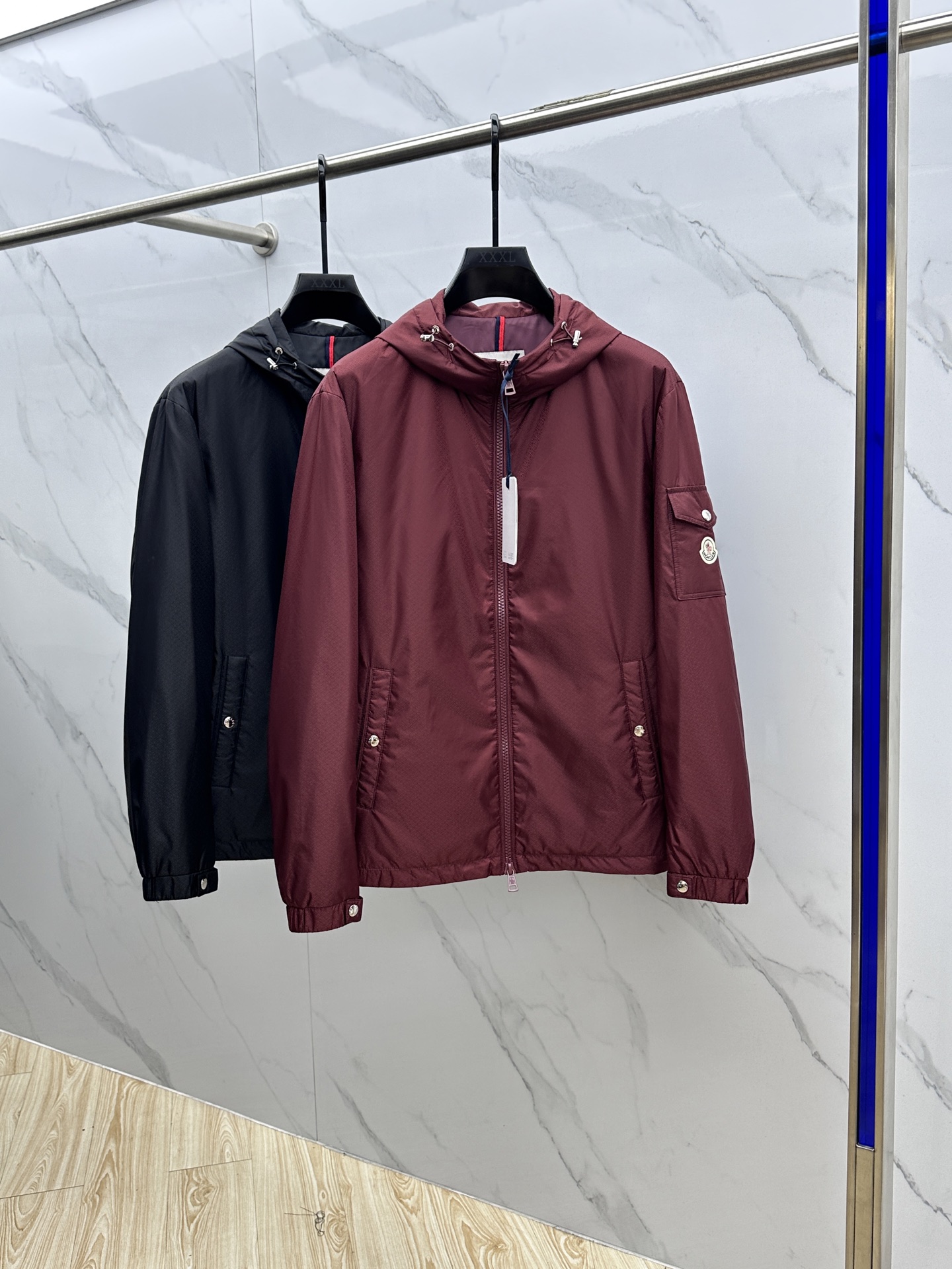 。🆕Moner 蒙口 2025ss早秋新款发布 连帽夹克外套，秋季爆款提花面料夹薄棉设计外套，穿上就是舒