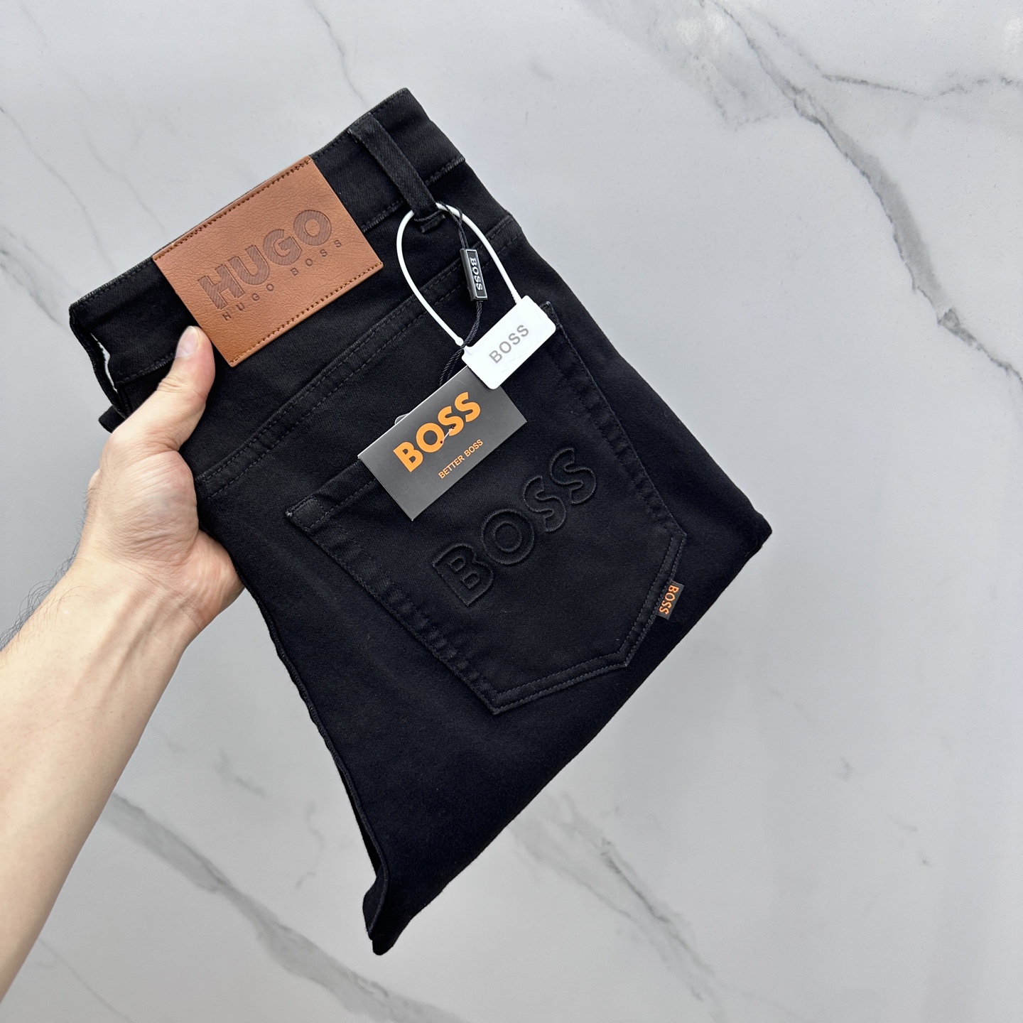  🆕HUGO BOSS🔥高端定制、2025早秋最新款牛仔裤 柜台同步发售 原版定制复刻 客供五金辅料 原