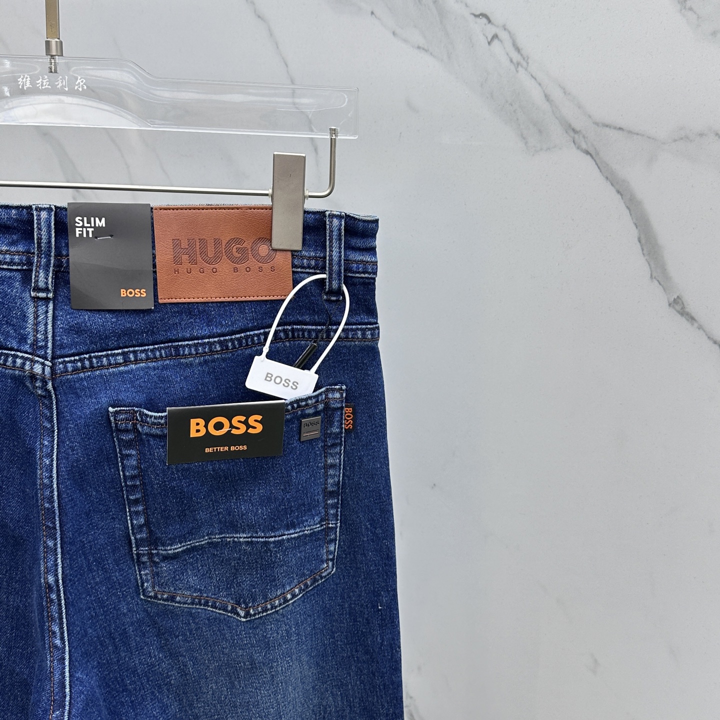 🆕BOSS 🔥高端定制、2025早秋最新款牛仔裤 柜台同步发售 原版定制复刻 客供五金辅料 原单品质 进