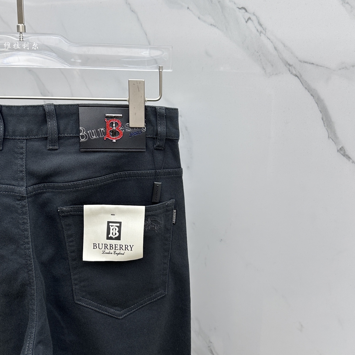 🆕Burberry巴宝莉 🔥高端定制、2025早秋最新款牛仔裤 柜台同步发售 原版定制复刻 客供五金辅料