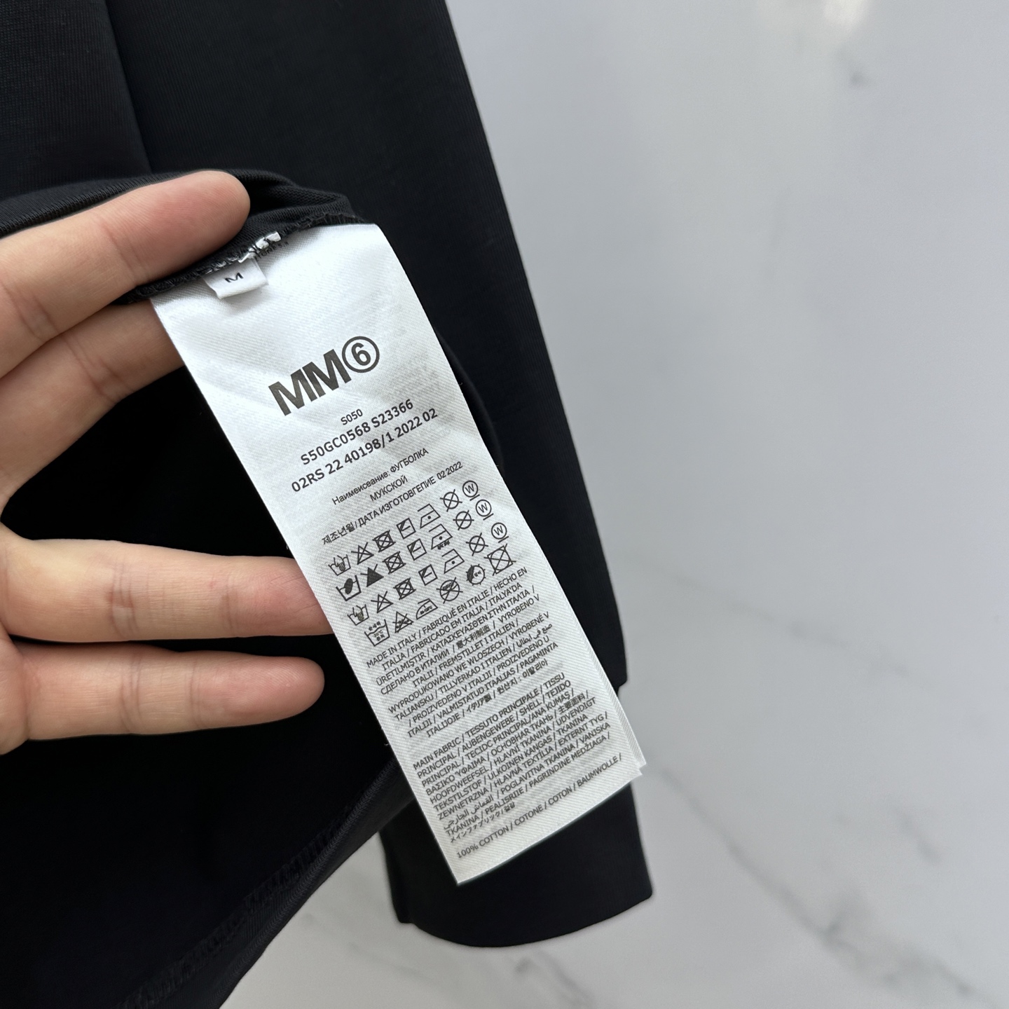  🆕Martin Margiela*马吉拉长袖T恤®

*精选270g 双纱紧密纺平纹面料，质感与舒适度