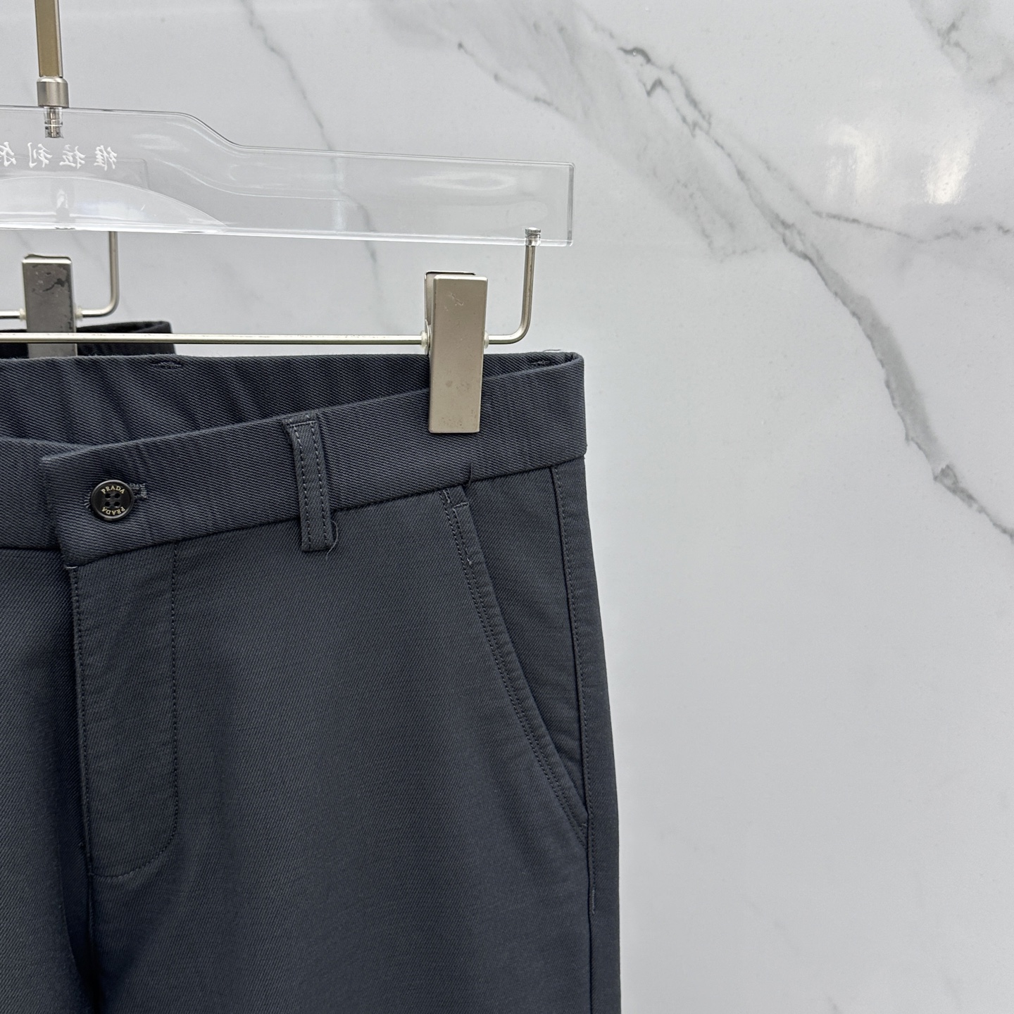 🆕Prad*普拉达 2025早秋新品休闲裤西裤，官网同步发售，裤身工艺设计，进口客供辅料、面料定制，代工