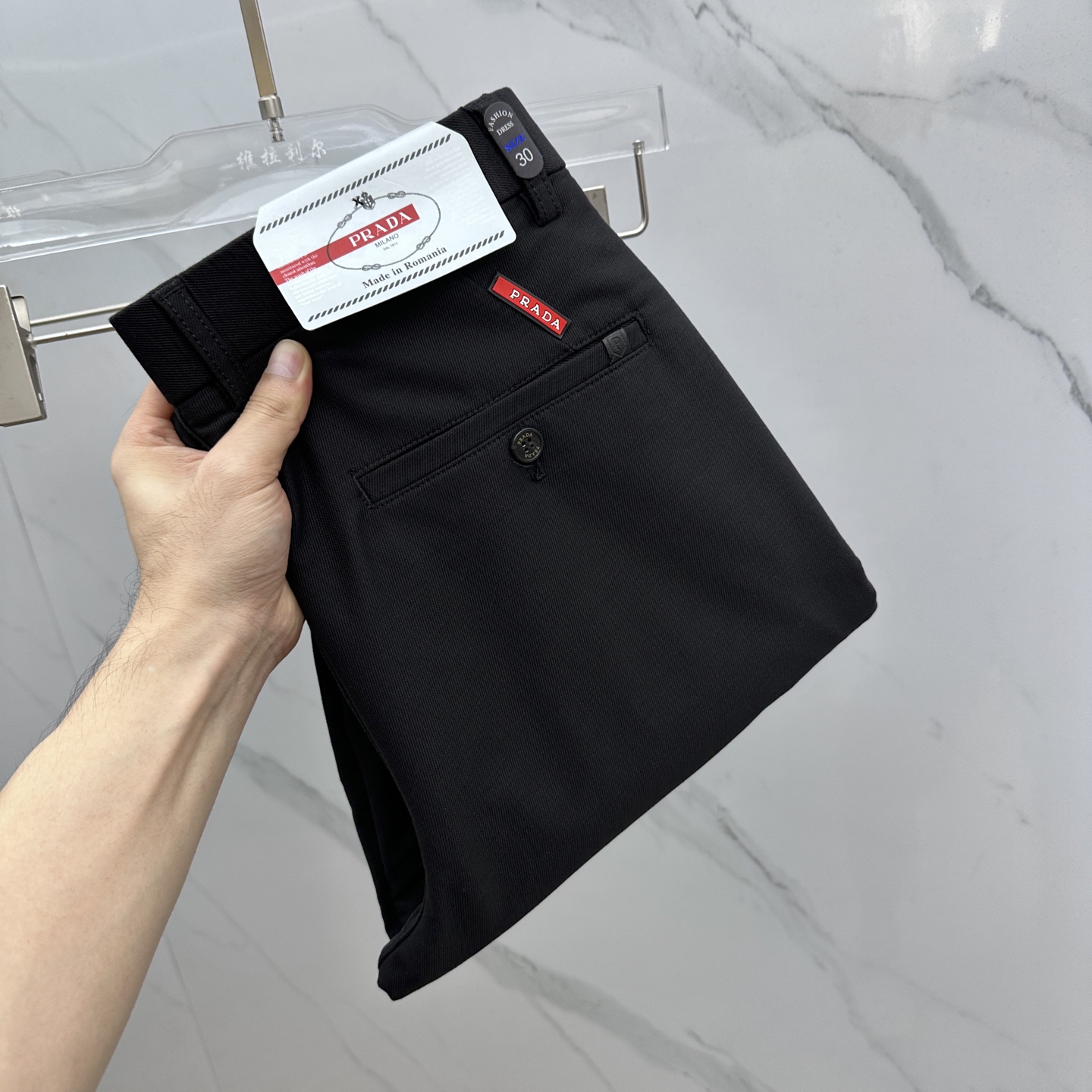 🆕Prad*普拉达 2025早秋新品休闲裤西裤，官网同步发售，裤身工艺设计，进口客供辅料、面料定制，代工