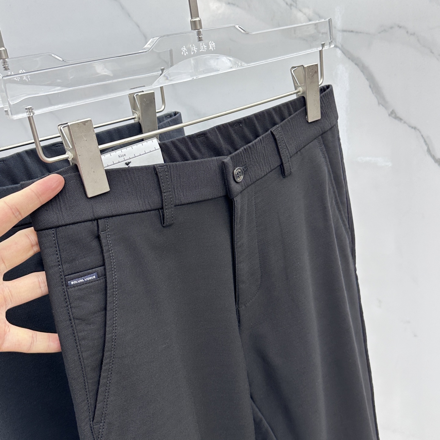 🆕Prad*普拉达 2025早秋新品休闲裤西裤，官网同步发售，裤身工艺设计，进口客供辅料、面料定制，代工