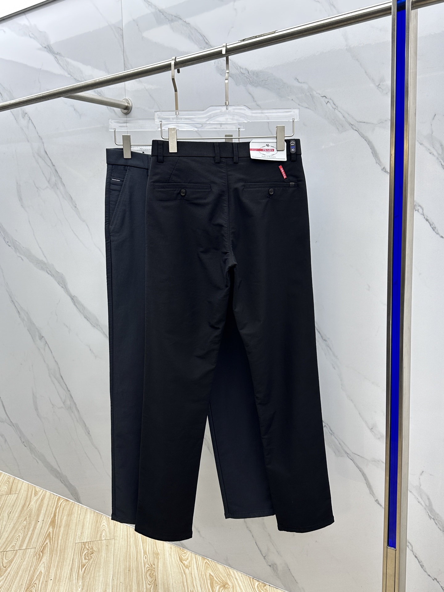 🆕Prad*普拉达 2025早秋新品休闲裤西裤，官网同步发售，裤身工艺设计，进口客供辅料、面料定制，代工