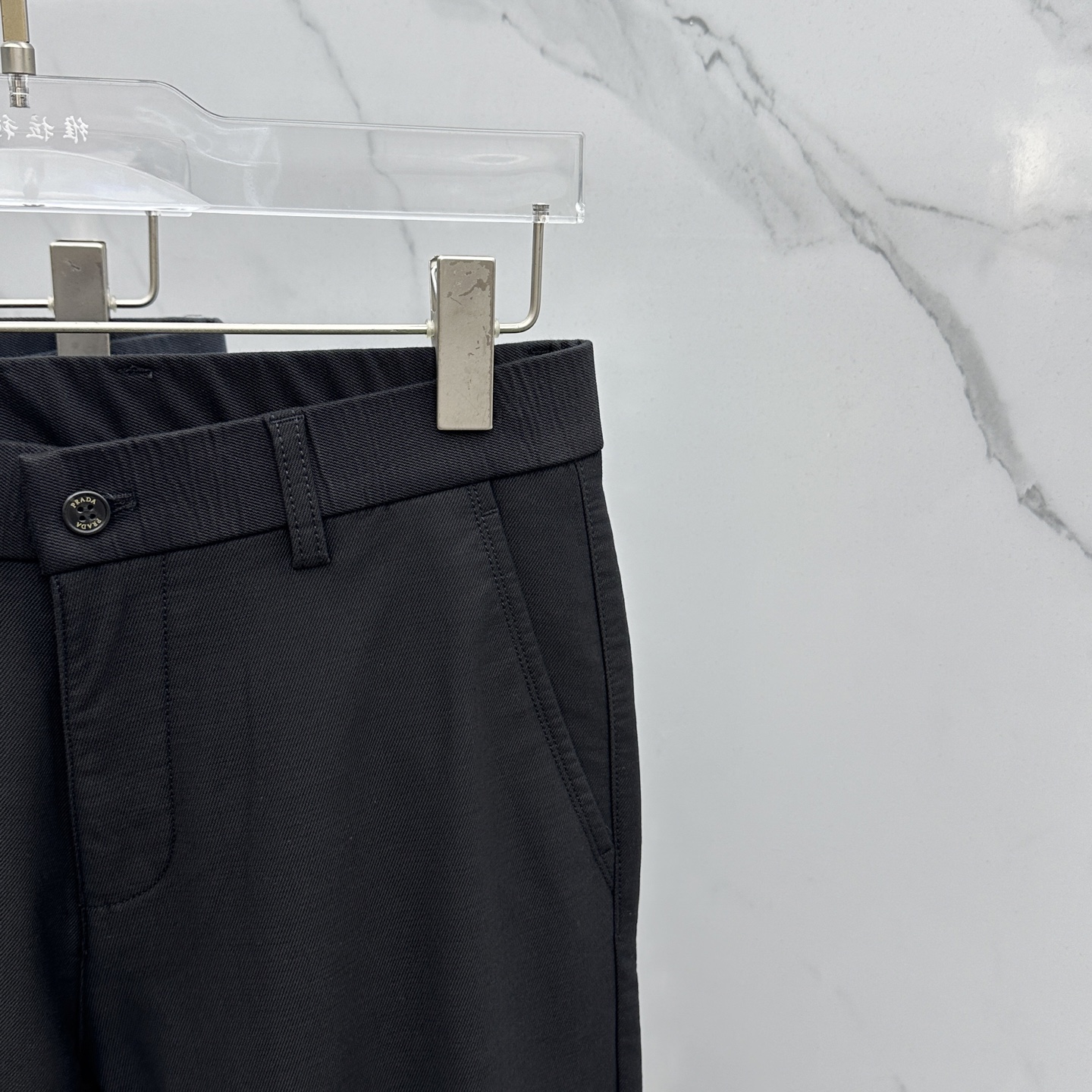 🆕Prad*普拉达 2025早秋新品休闲裤西裤，官网同步发售，裤身工艺设计，进口客供辅料、面料定制，代工