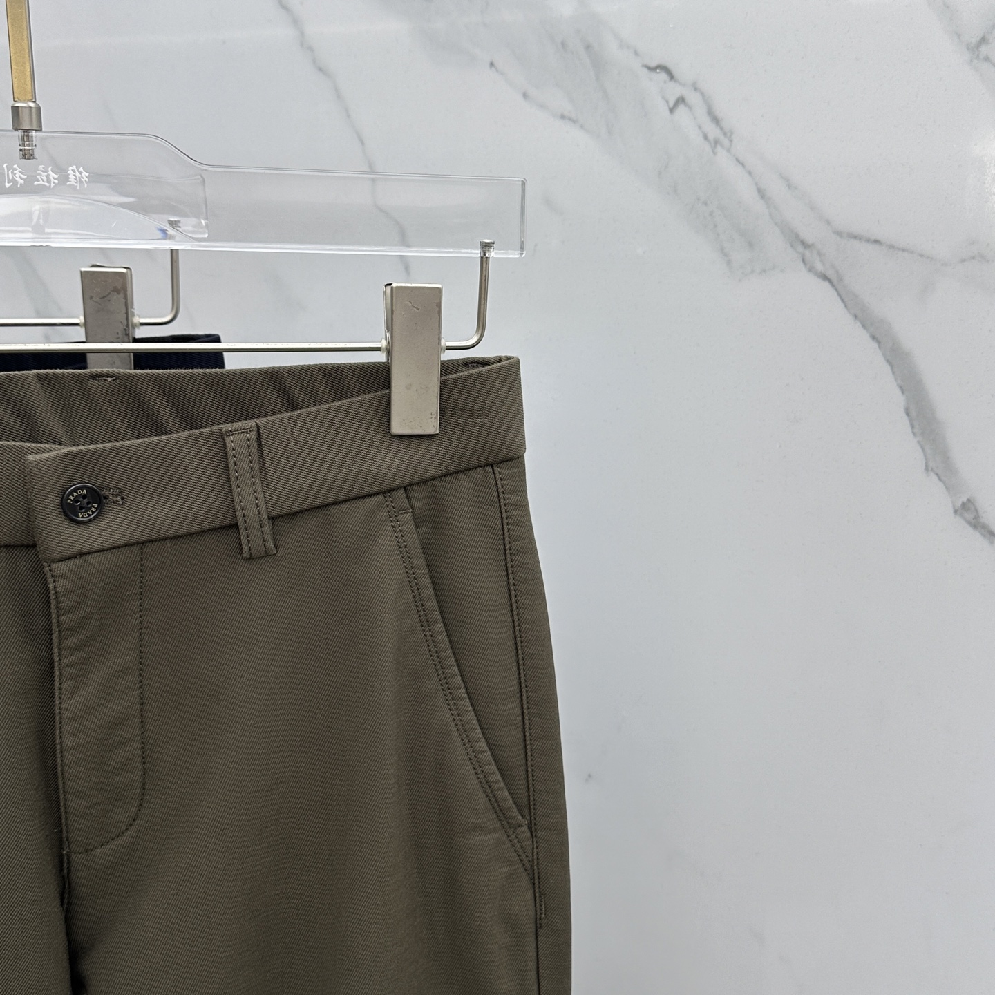 🆕Prad*普拉达 2025早秋新品休闲裤西裤，官网同步发售，裤身工艺设计，进口客供辅料、面料定制，代工