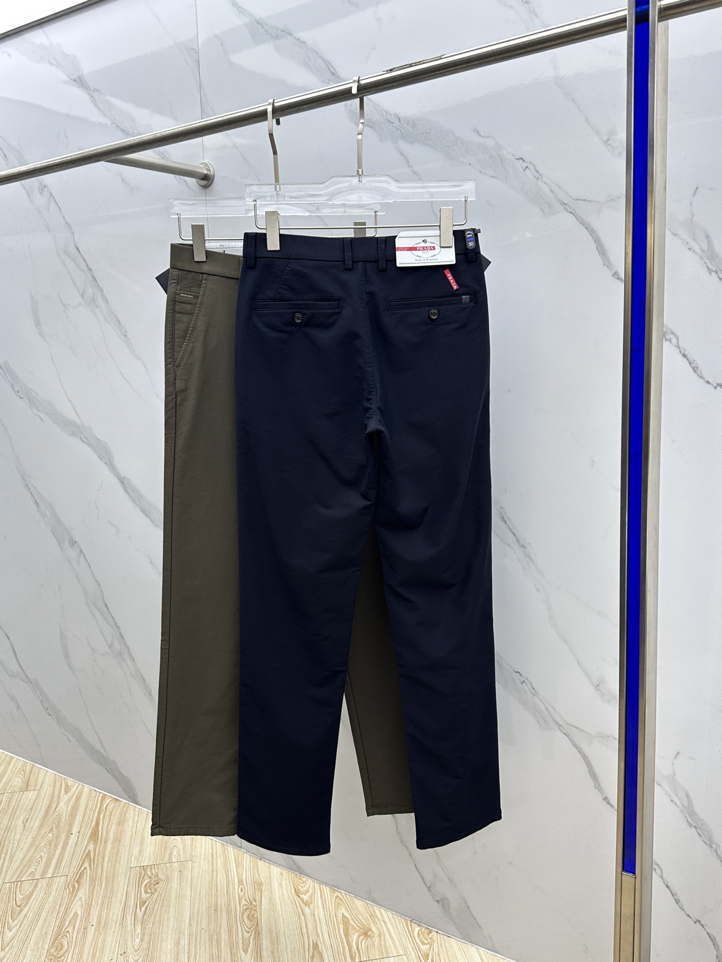 🆕Prad*普拉达 2025早秋新品休闲裤西裤，官网同步发售，裤身工艺设计，进口客供辅料、面料定制，代工