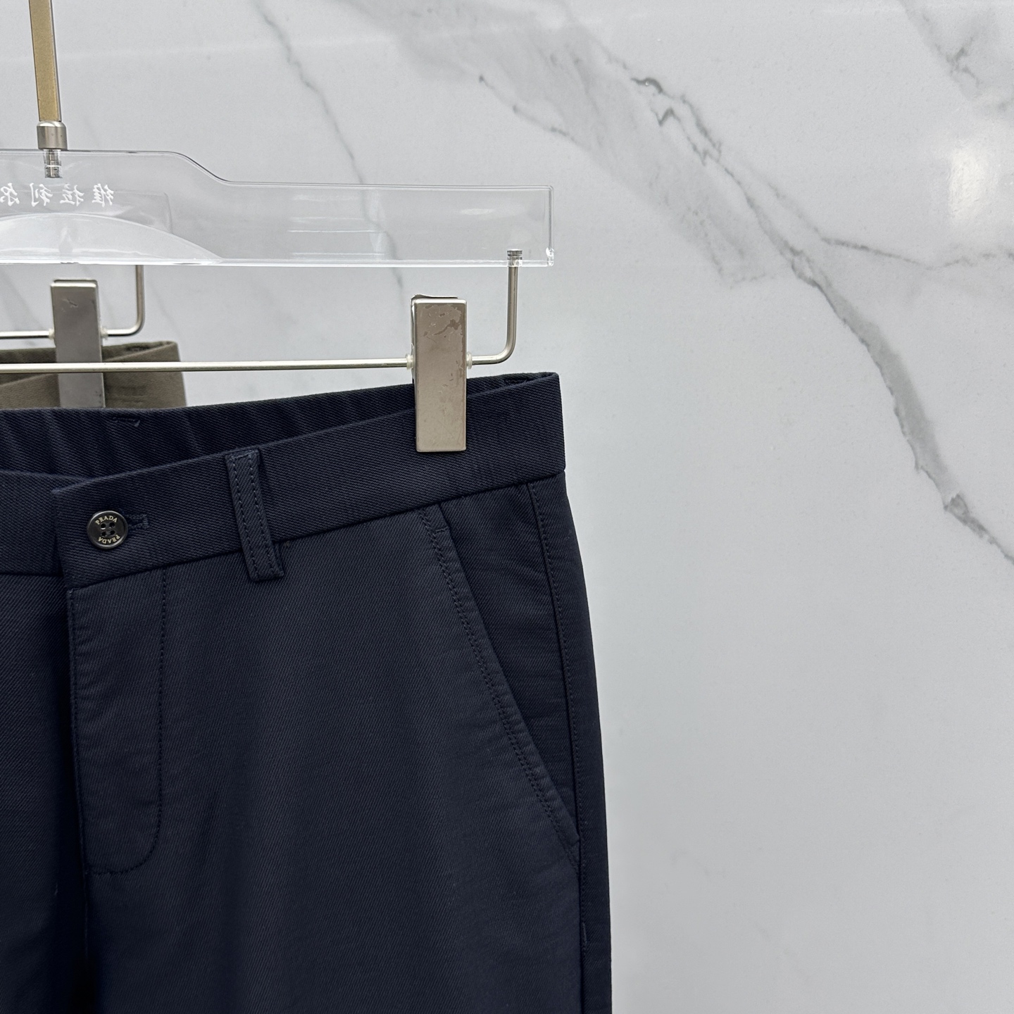 🆕Prad*普拉达 2025早秋新品休闲裤西裤，官网同步发售，裤身工艺设计，进口客供辅料、面料定制，代工