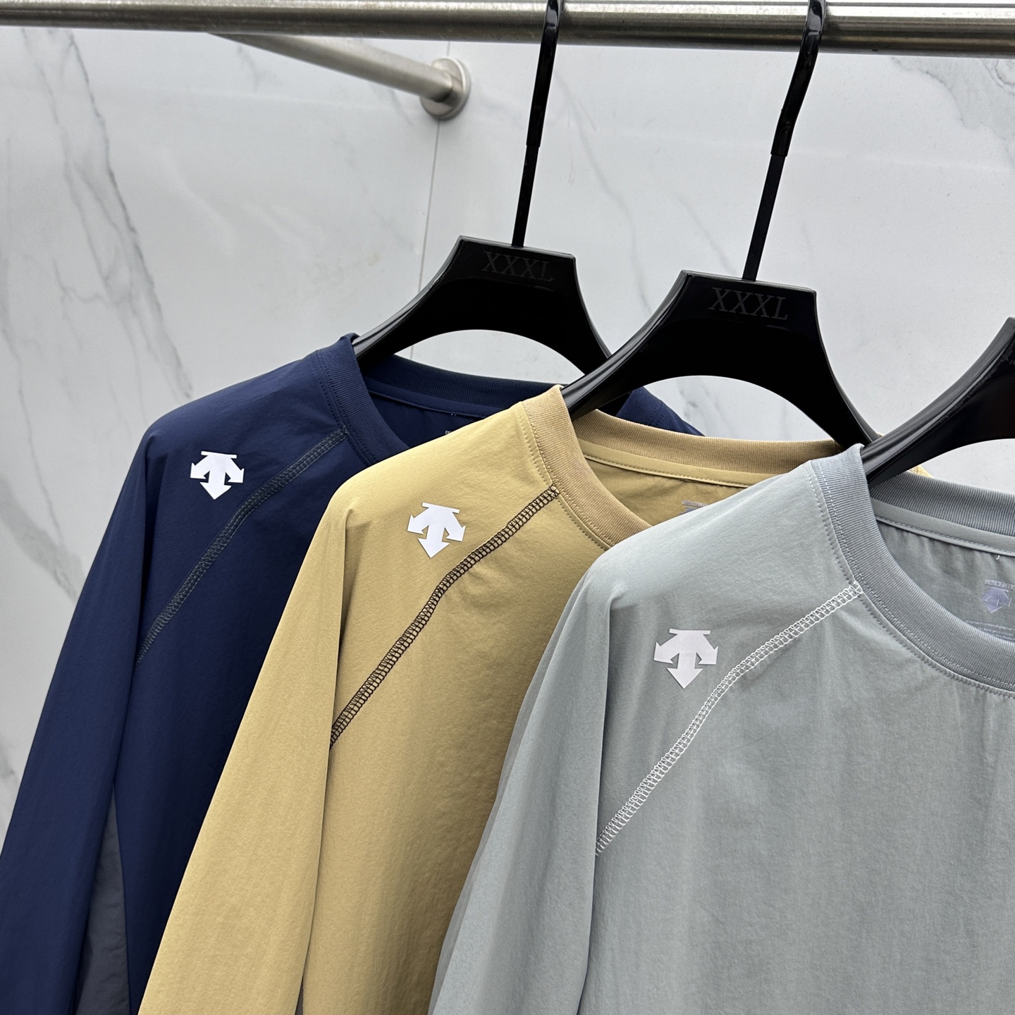 🆕DESCENTE迪桑特 2025SS秋季新款户外速干长袖 T 恤，轻量特训综速干衣，环保科技面料。以当