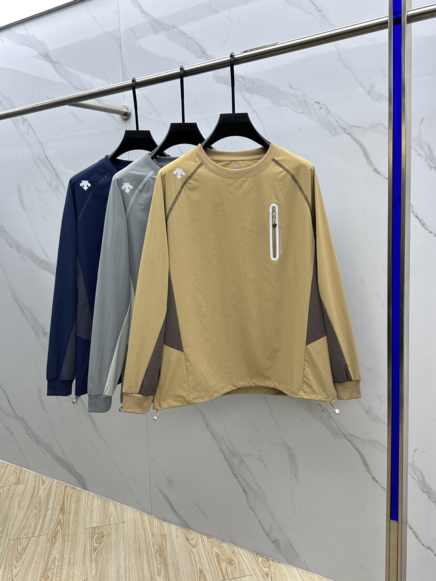 🆕DESCENTE迪桑特 2025SS秋季新款户外速干长袖 T 恤，轻量特训综速干衣，环保科技面料。以当