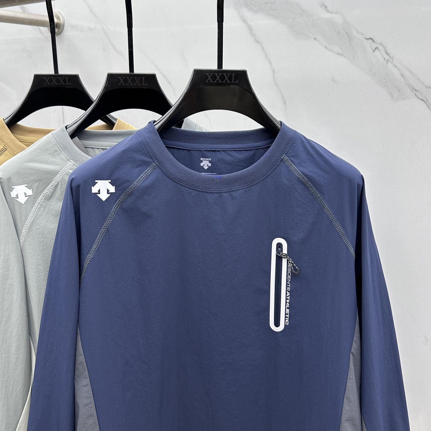 🆕DESCENTE迪桑特 2025SS秋季新款户外速干长袖 T 恤，轻量特训综速干衣，环保科技面料。以当