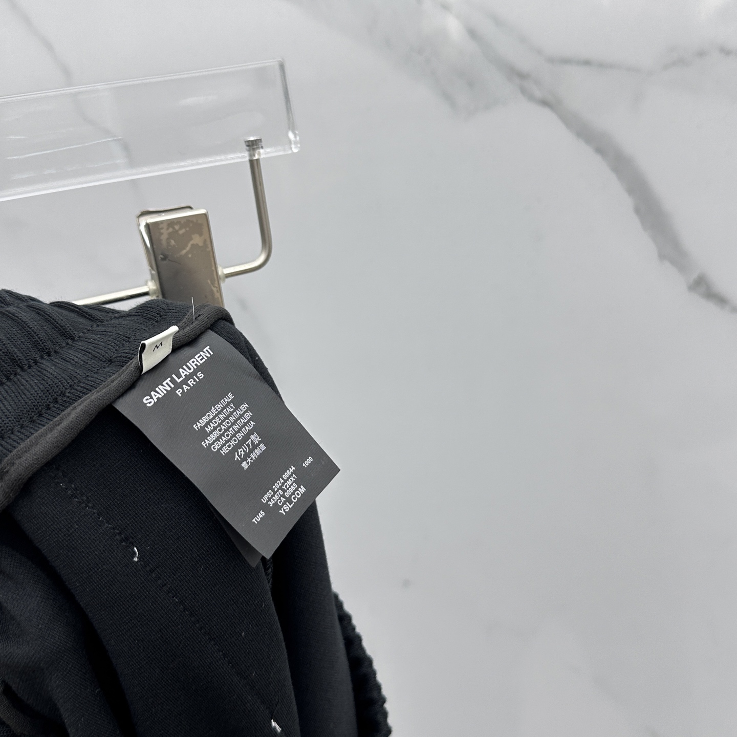 🆕YSL 圣罗兰 2025秋冬新款休闲裤 立体刺绣定位LOGO 高端版本，定制面料 透气舒适度高，细节无