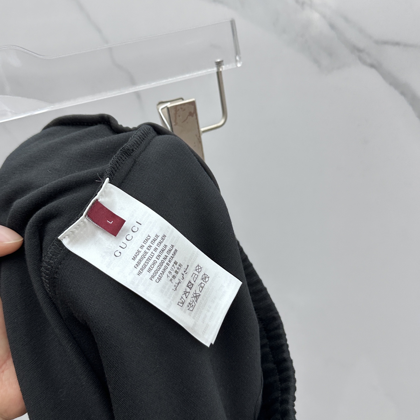 🆕Gucci古驰 2025秋冬新款休闲裤 立体刺绣定位LOGO 高端版本，定制面料 透气舒适度高，细节无