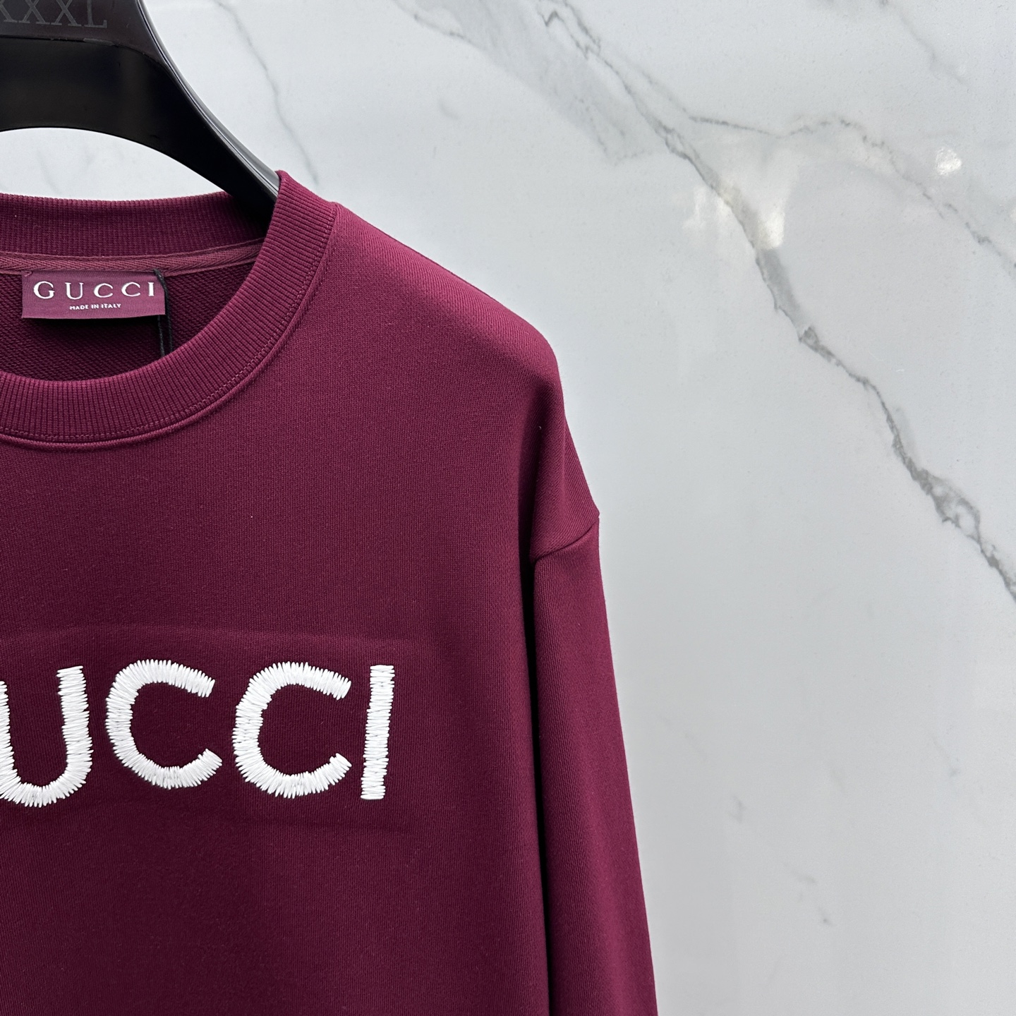 🆕Gucci古驰 2025Ss秋冬新款卫衣，精美工艺圆领款，特制纯棉400克面料升级水洗大毛圈、柔软贴身