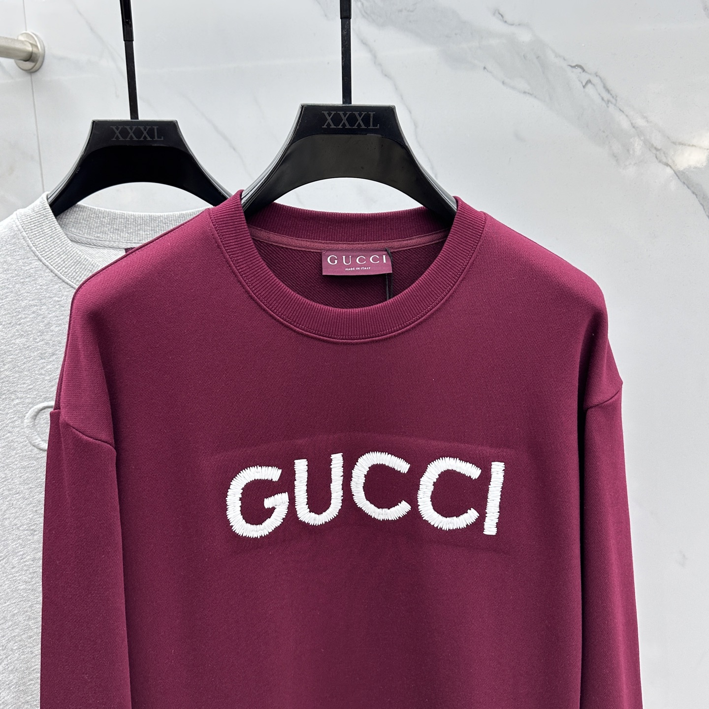 🆕Gucci古驰 2025Ss秋冬新款卫衣，精美工艺圆领款，特制纯棉400克面料升级水洗大毛圈、柔软贴身