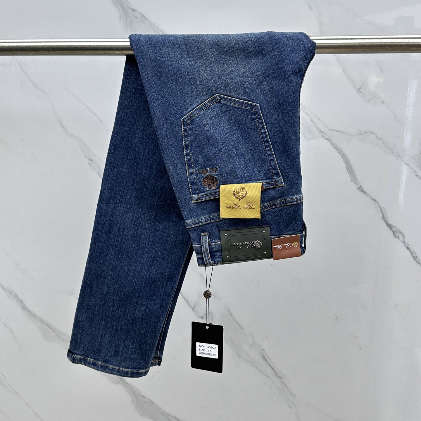 🆕lP🆕 🔥高端定制、2025早秋最新款牛仔裤 柜台同步发售 原版定制复刻 客供五金辅料 原单品质 进口