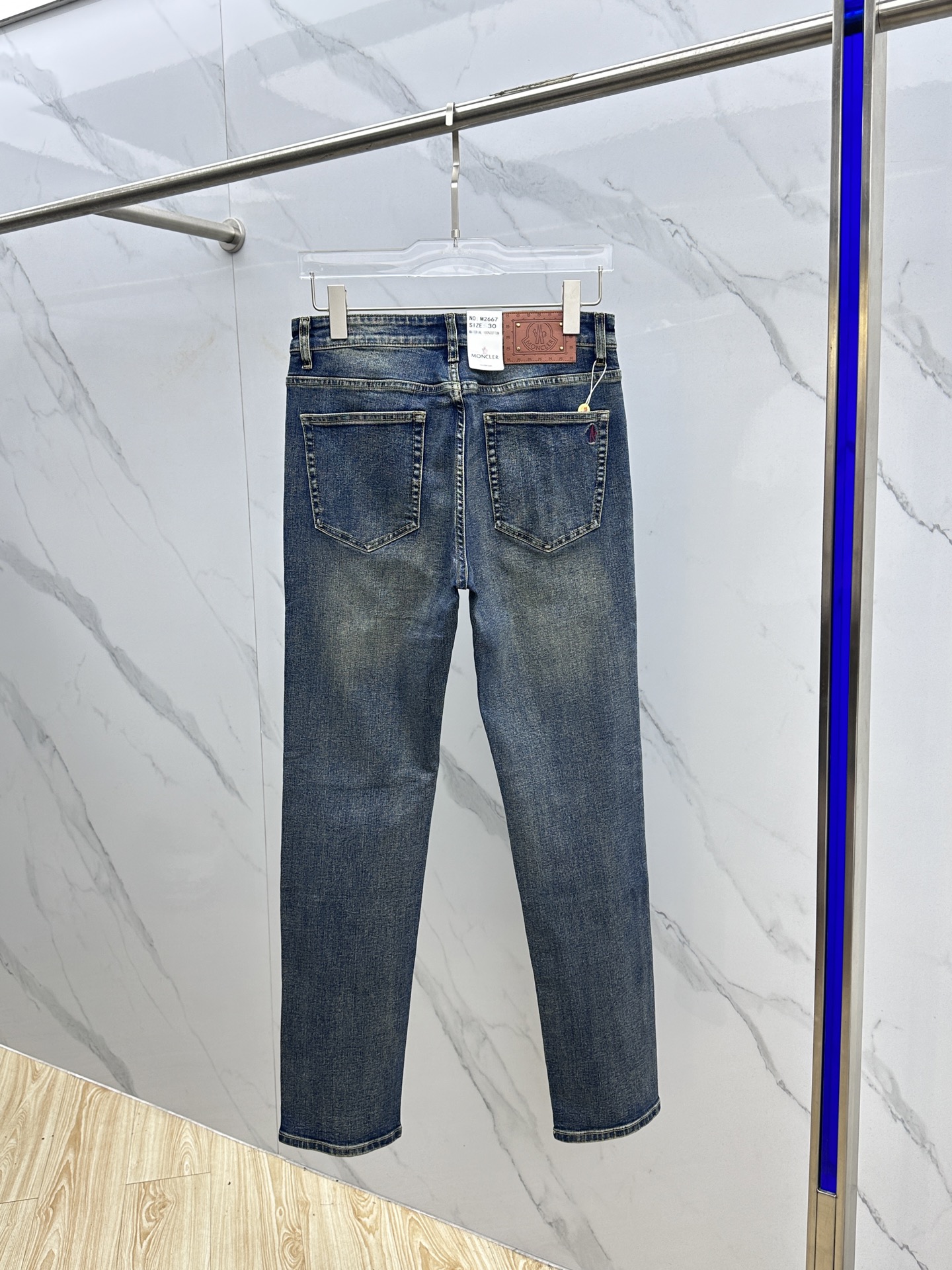 🆕Moncler 🔥高端定制、2025早秋最新款牛仔裤 柜台同步发售 原版定制复刻 客供五金辅料 原单品