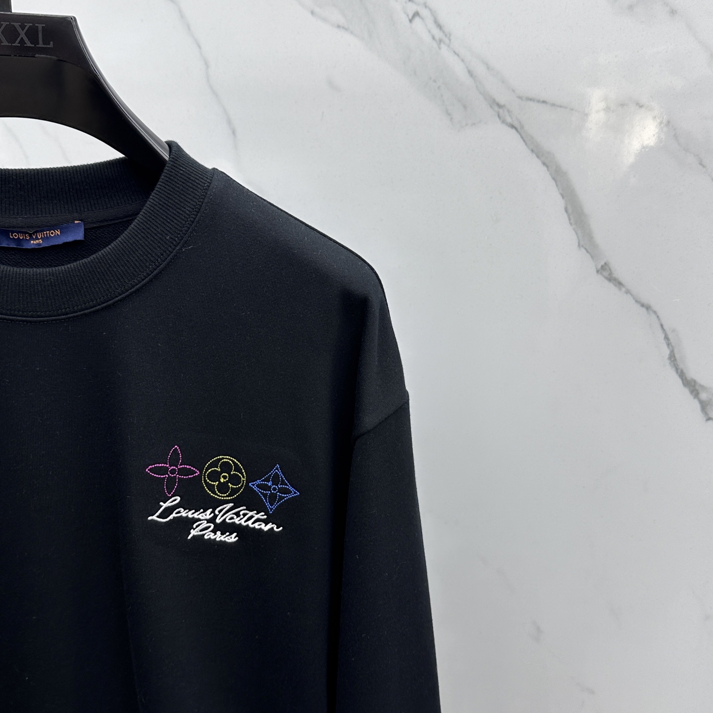 🆕1V*路易威登 2025Ss秋冬新款卫衣，精美工艺圆领款，特制纯棉400克面料升级水洗大毛圈、柔软贴身