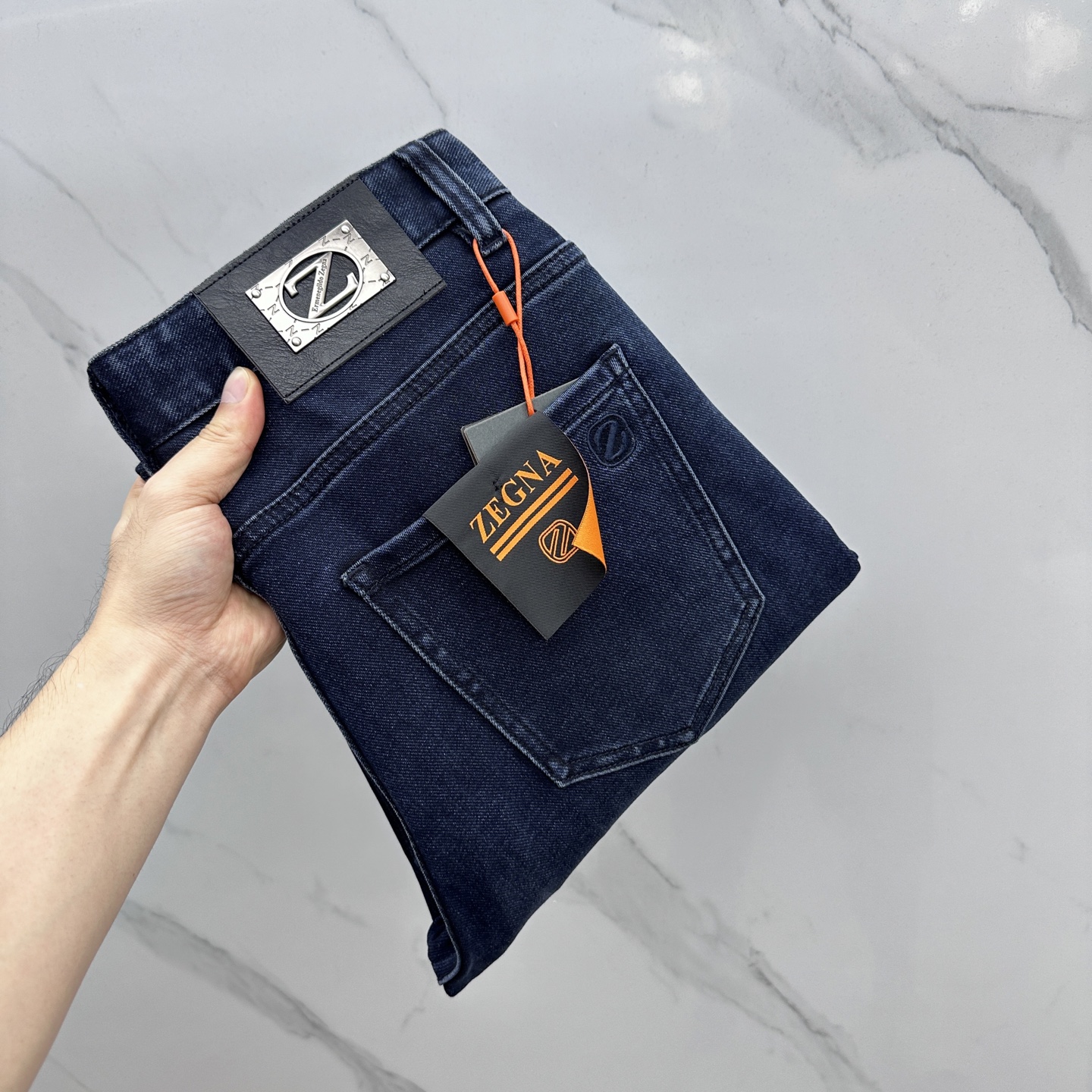 🆕ZEGNA 杰尼亚 🔥高端定制、2025早秋最新款牛仔裤 柜台同步发售 原版定制复刻 客供五金辅料 原